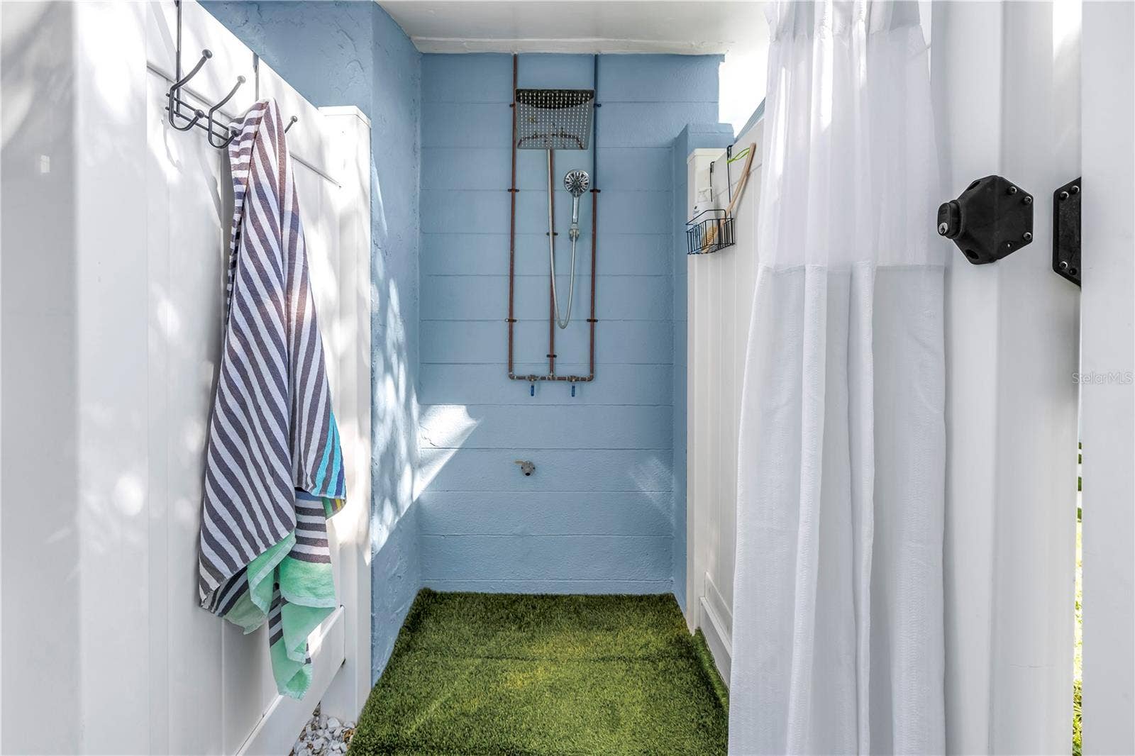 1114 2ND AVENUE S, Tierra Verde, FL 33715 Outdoor shower with hot and cold water options!