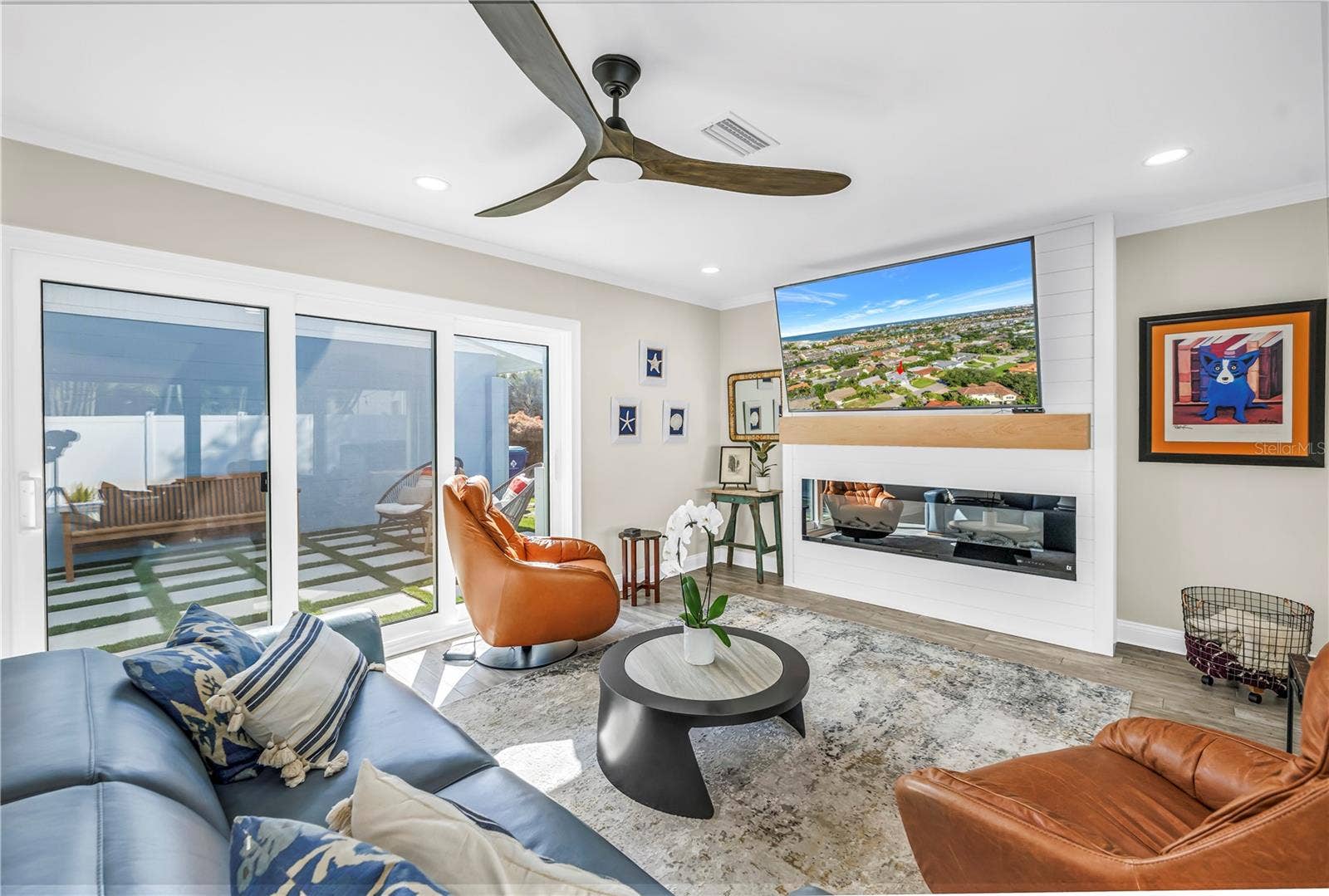 1114 2ND AVENUE S, Tierra Verde, FL 33715 You are surrounded by the outdoors even as you snuggle up to the fireplace!