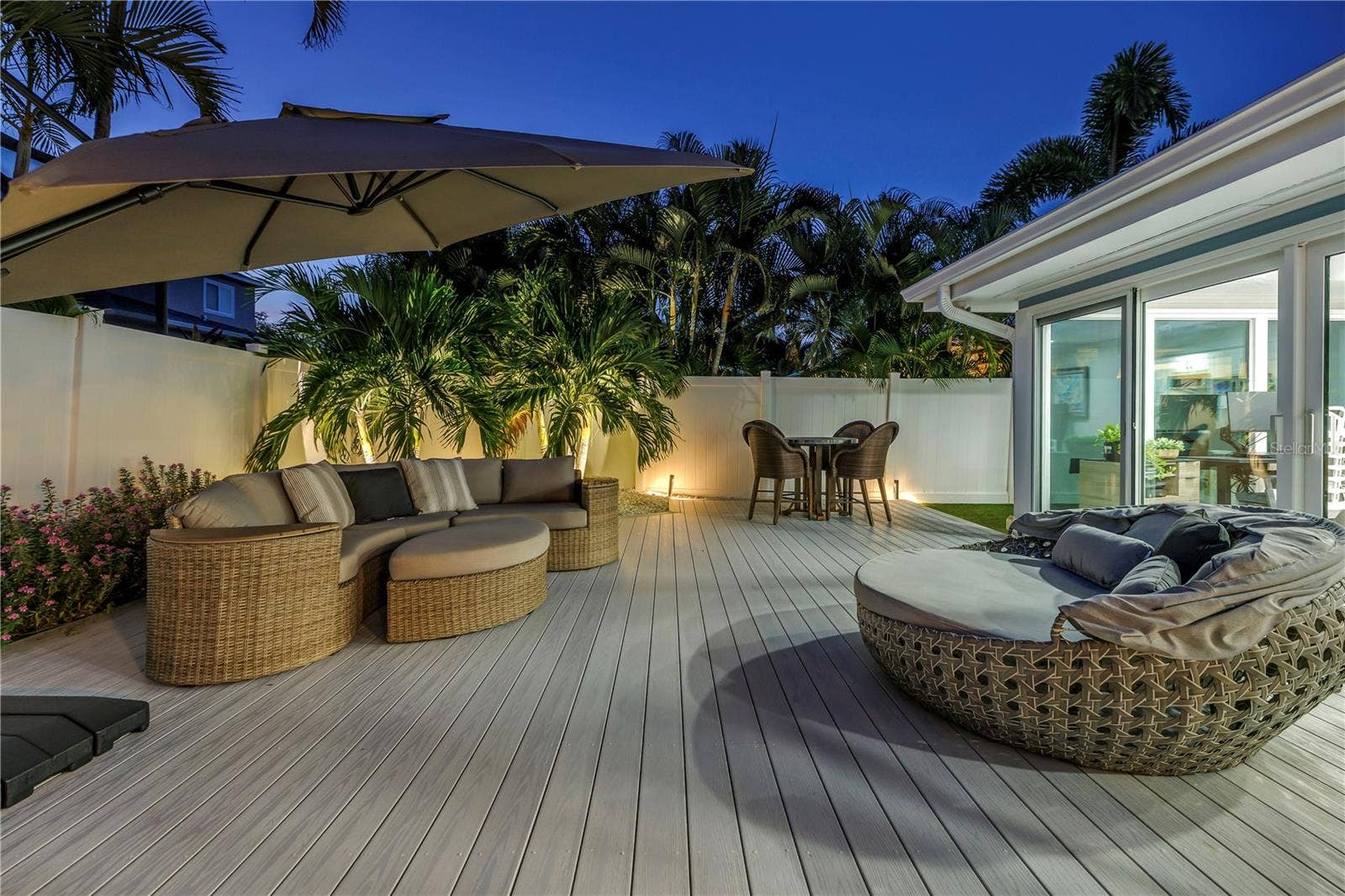 1114 2ND AVENUE S, Tierra Verde, FL 33715 Outdoor living and dining options.