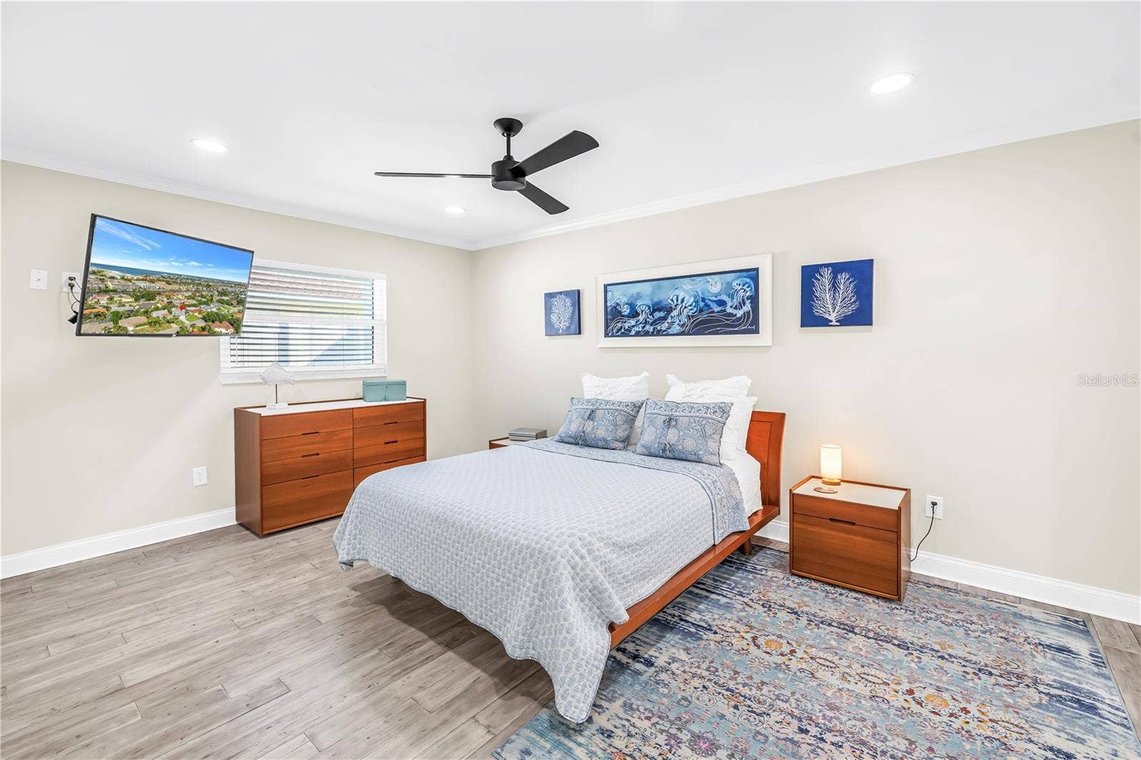 1114 2ND AVENUE S, Tierra Verde, FL 33715 Primary Suite is 16 x 11! Lots of bright open space.
