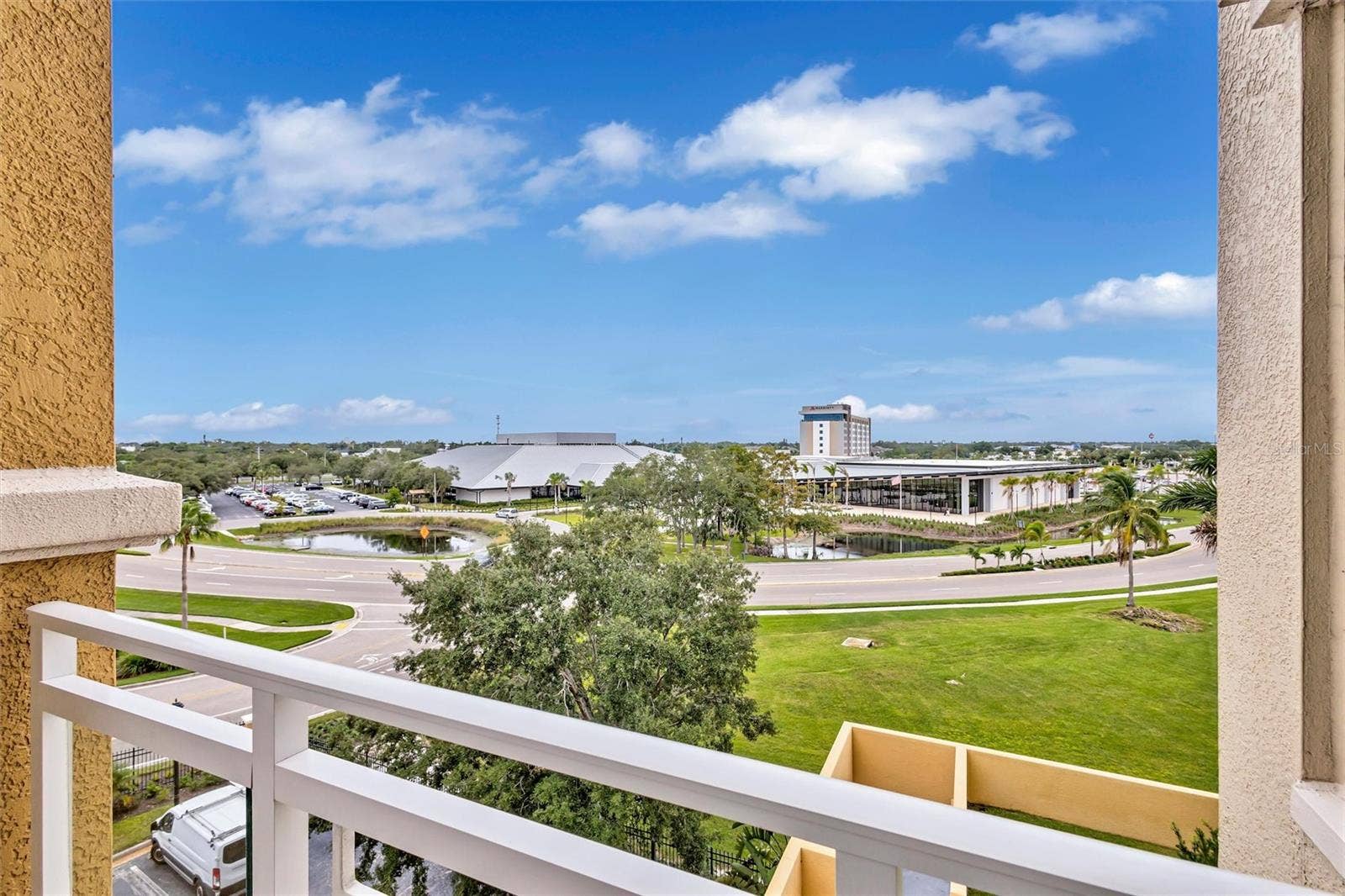 View of Convention Center from Balcony
