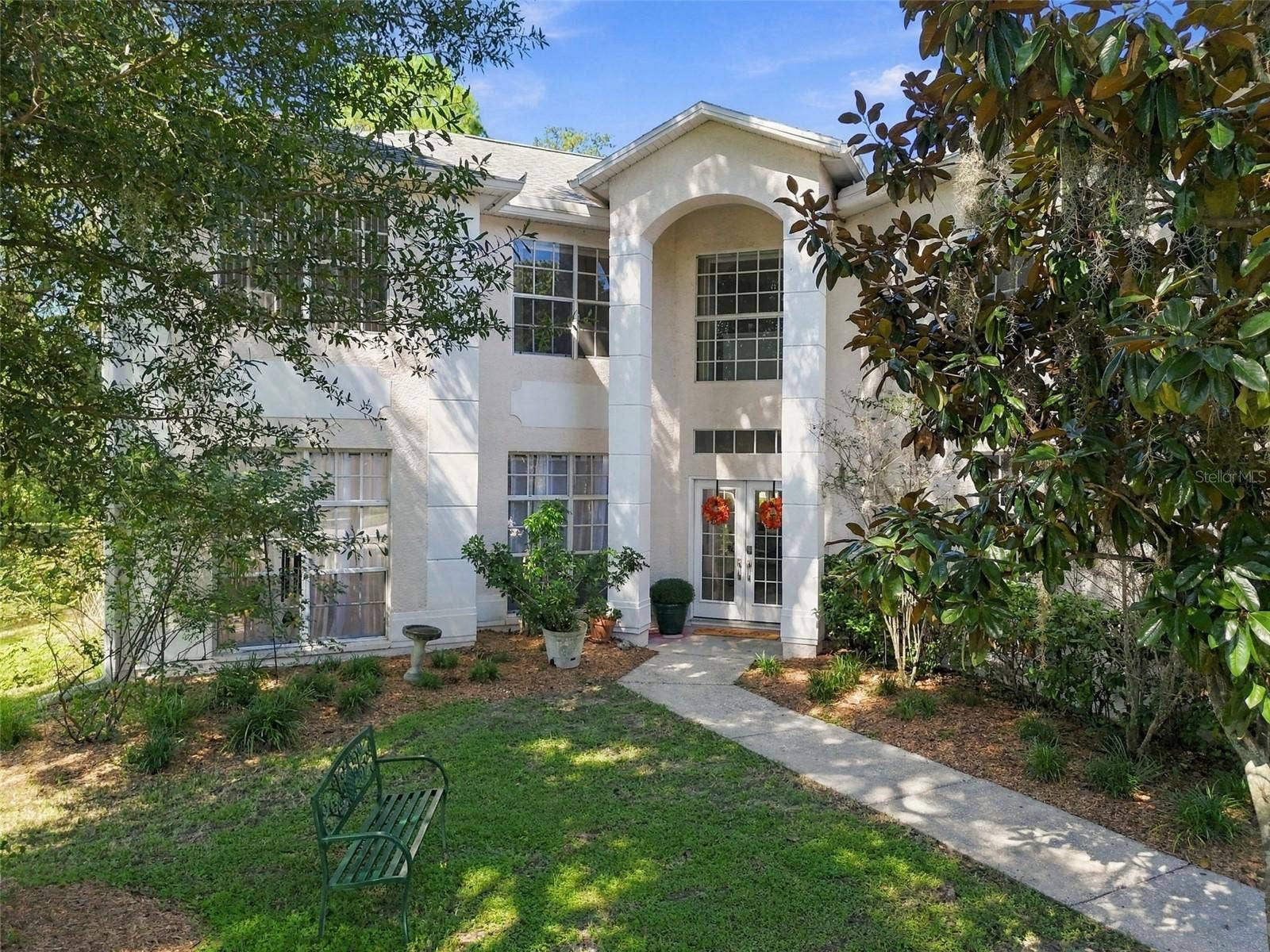 8102 STONEFIELD, Tampa, FL 33635 Front View with large front yard