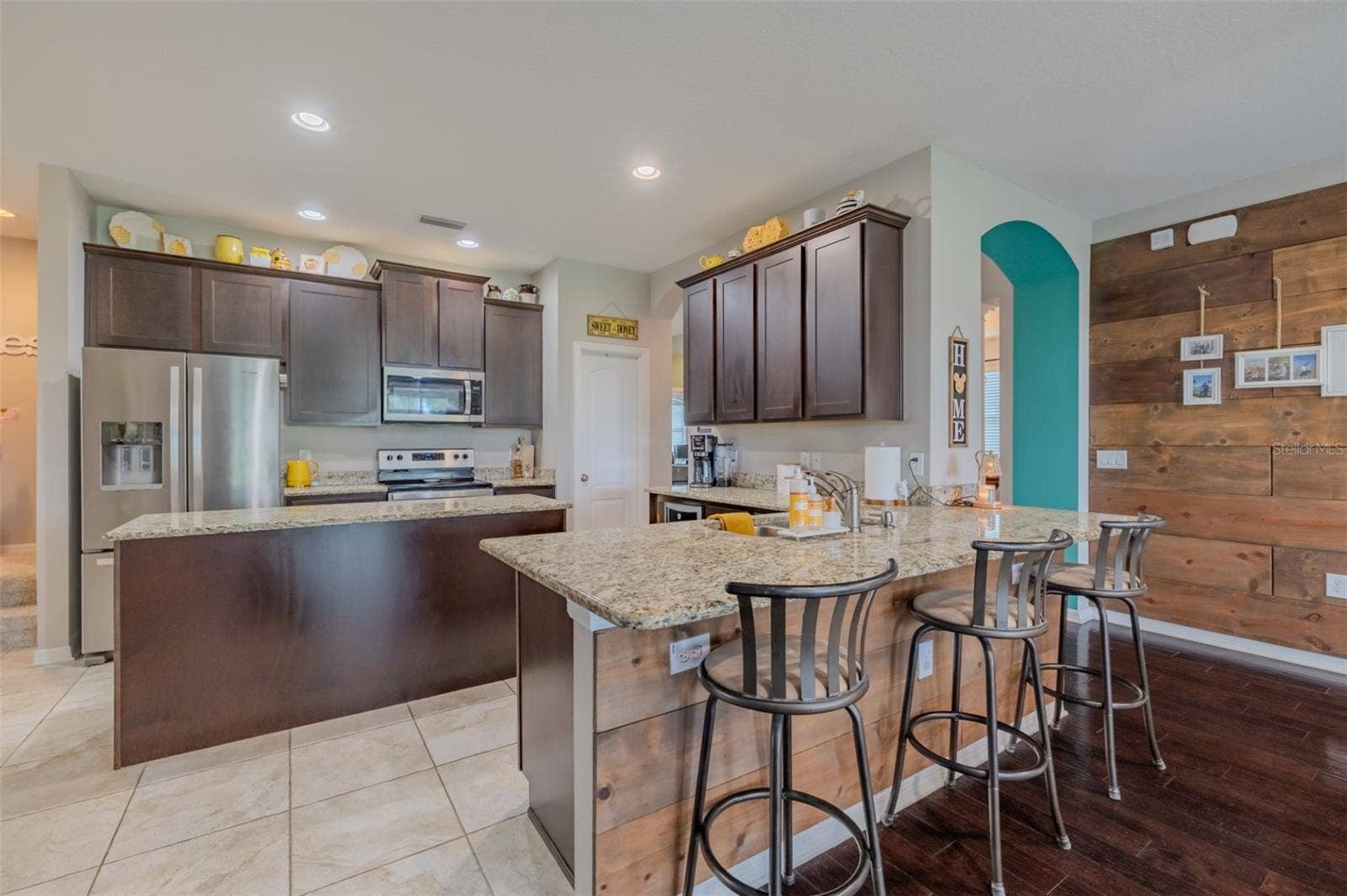 9123 RAES CREEK PLACE, Palmetto, FL 34221 Chef inspired kitchen made for a chef with beverage frig