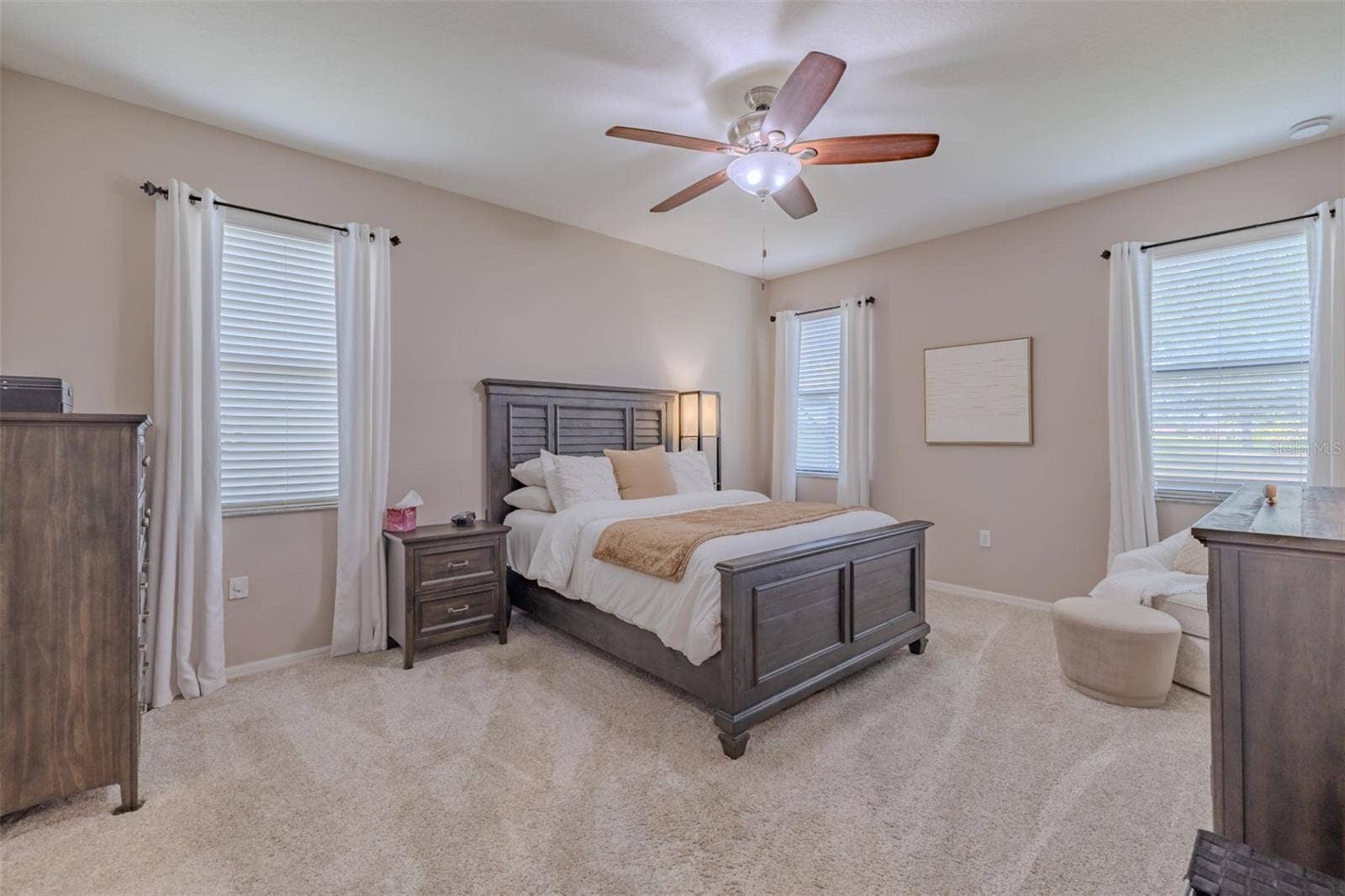 9123 RAES CREEK PLACE, Palmetto, FL 34221 Primary bedroom with his & hers walk-in closets