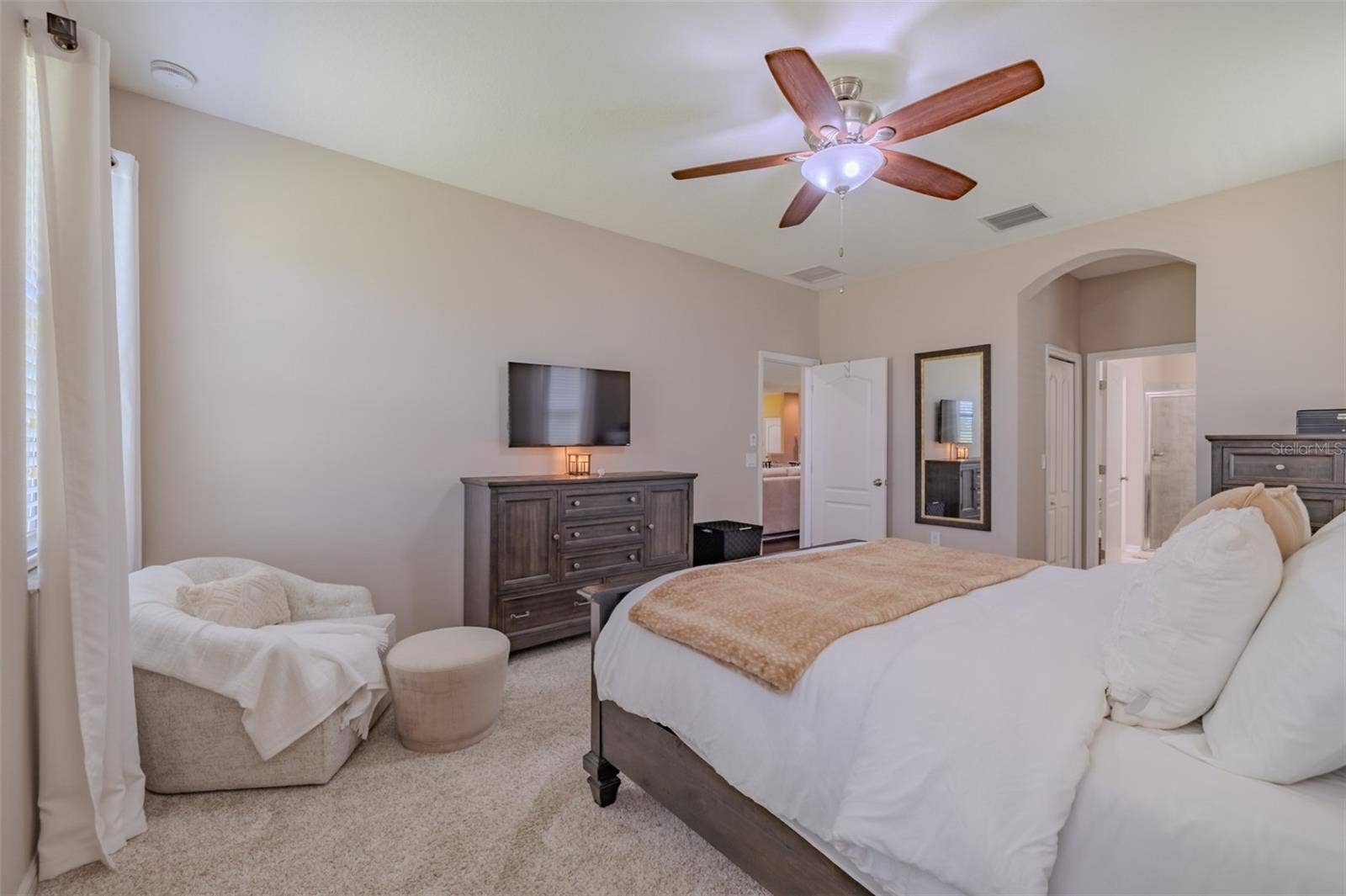 9123 RAES CREEK PLACE, Palmetto, FL 34221 Primary bedroom will accommodate a sitting area