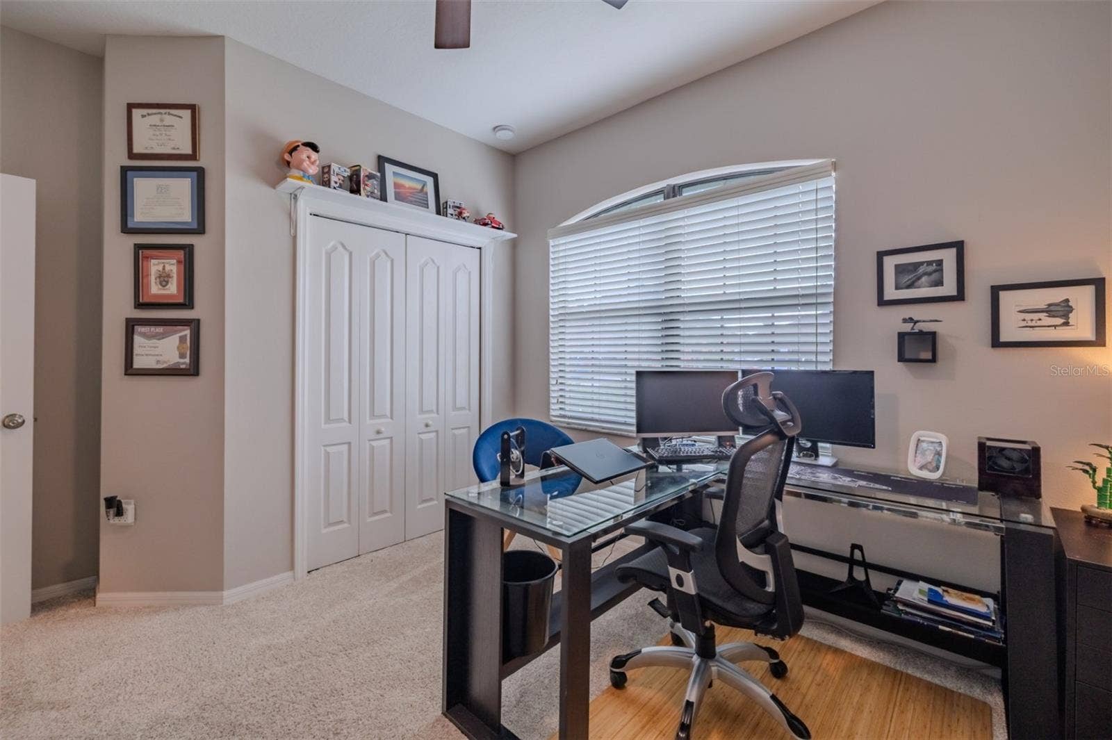 9123 RAES CREEK PLACE, Palmetto, FL 34221 Bedroom/office 4 with adjacent full bath & closet