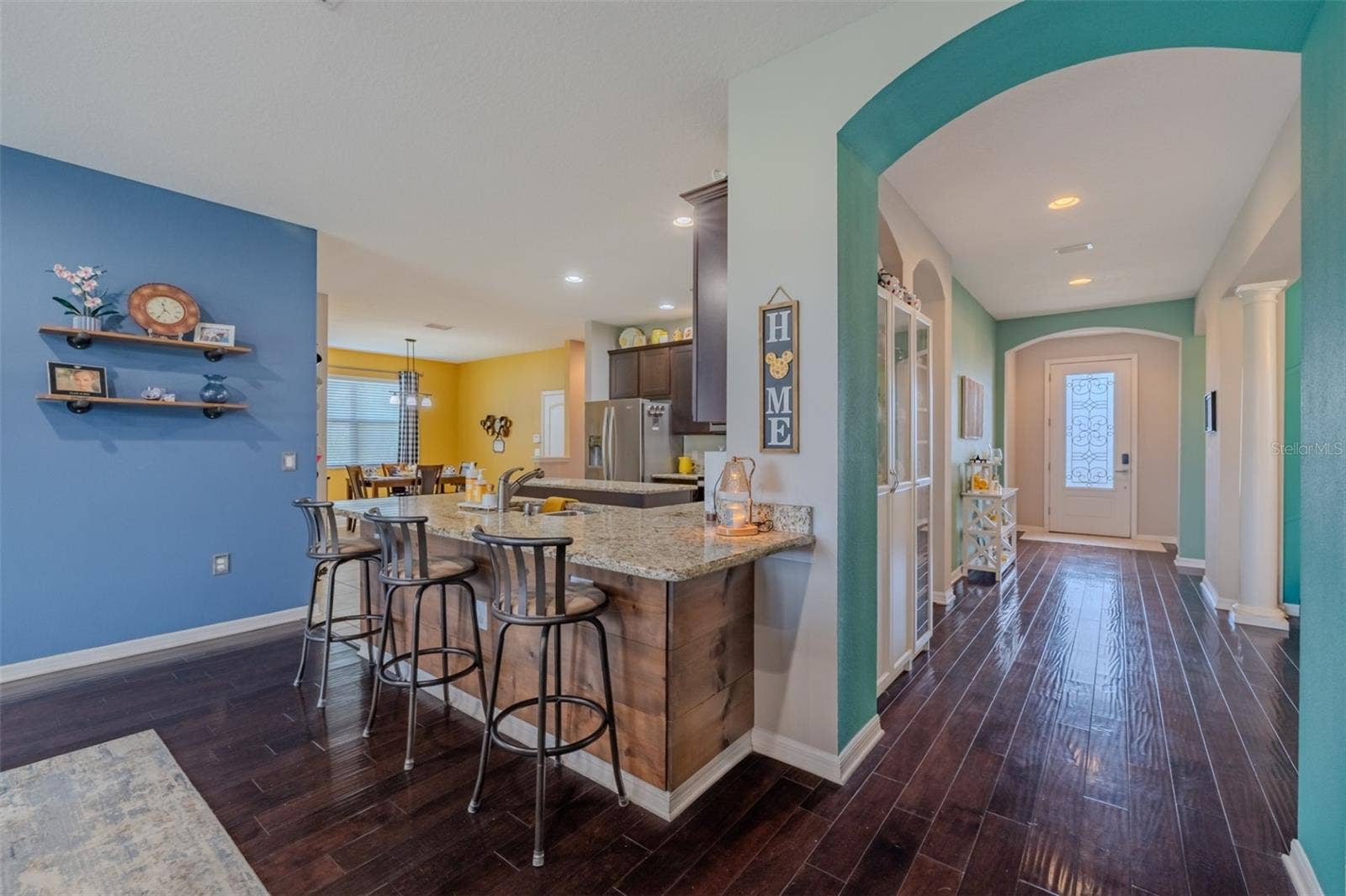 9123 RAES CREEK PLACE, Palmetto, FL 34221 Entry, kitchen, dinette area