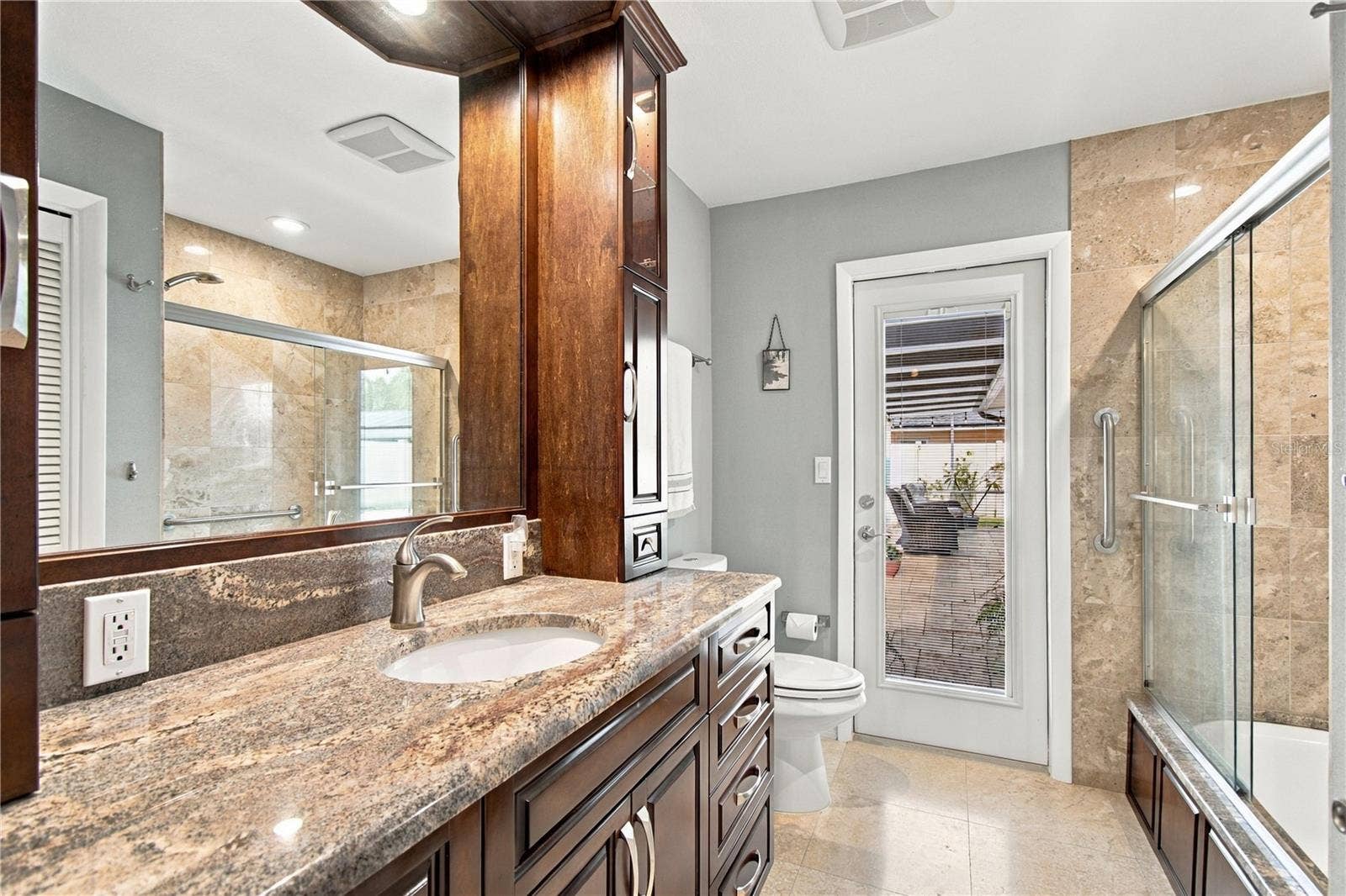 1967 ARVIS CIRCLE E, Clearwater, FL 33764 Main bath- beautiful!
