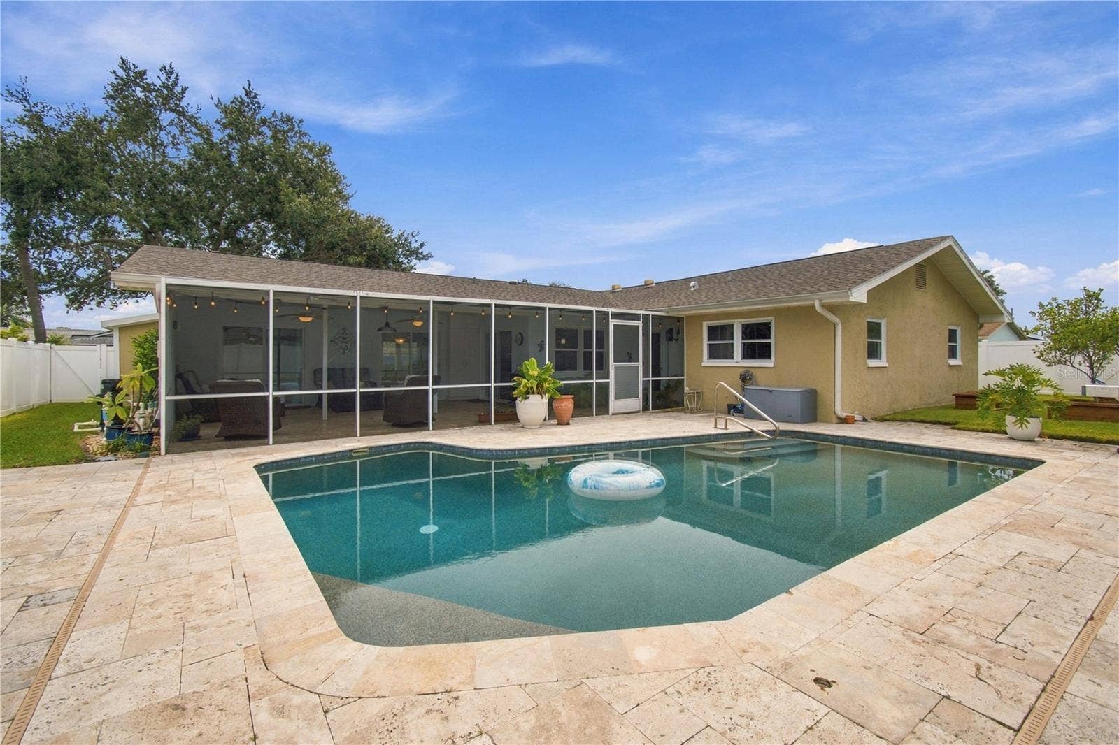 1967 ARVIS CIRCLE E, Clearwater, FL 33764 Pebbletech pools last!