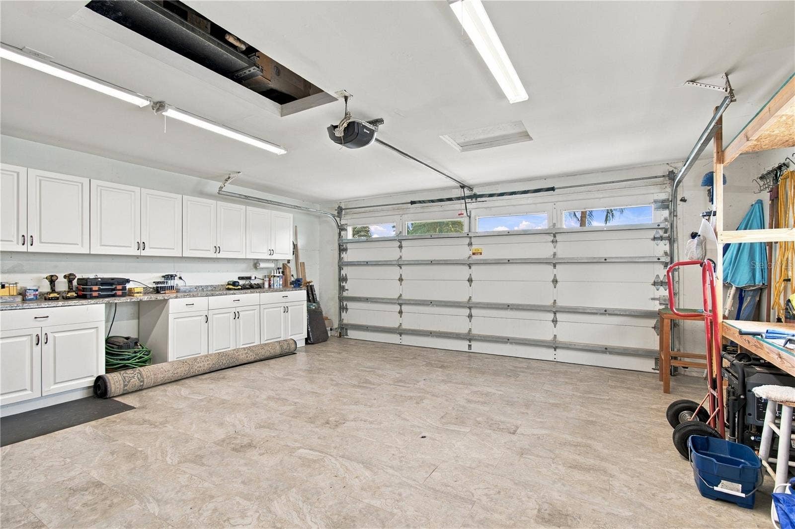 1967 ARVIS CIRCLE E, Clearwater, FL 33764 Generous garage with built in storage
