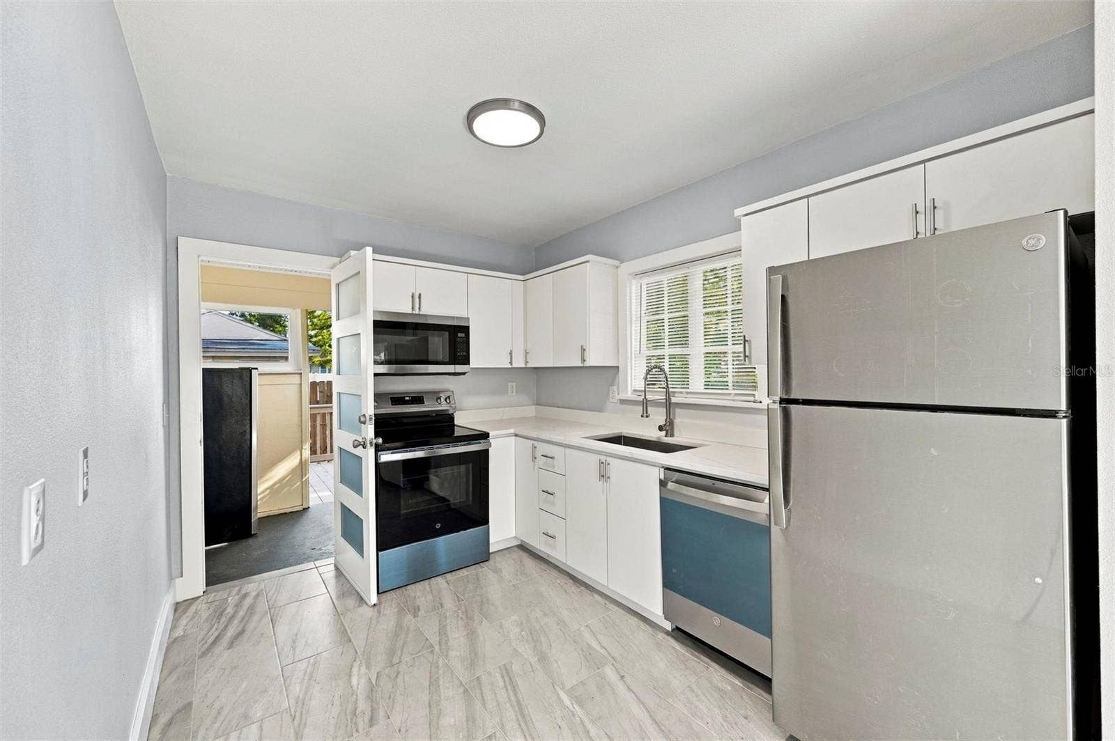 Front residence  remodeled kitchen