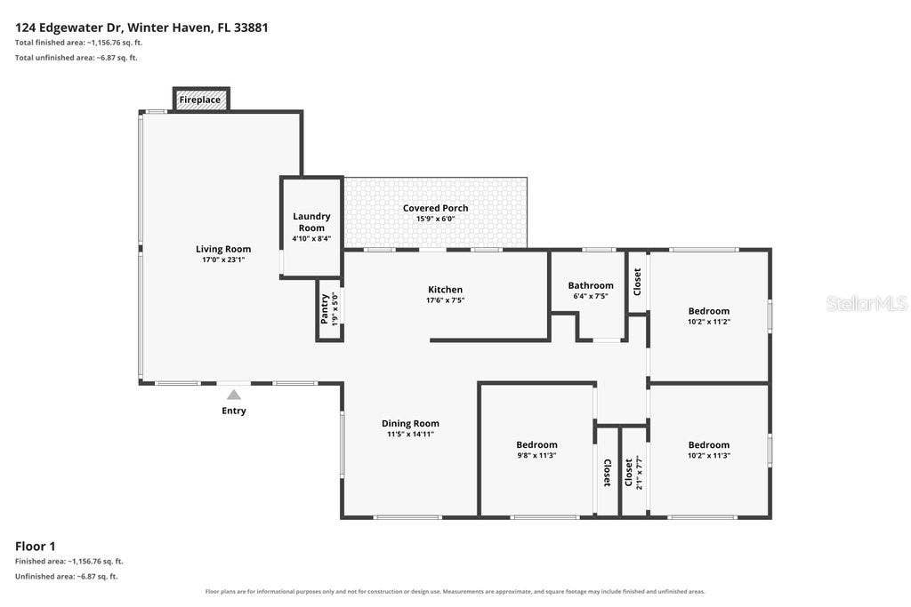 124 EDGEWATER DRIVE, Winter Haven, FL 33881 124 EDGEWATER DRIVE, Winter Haven, FL 33881
