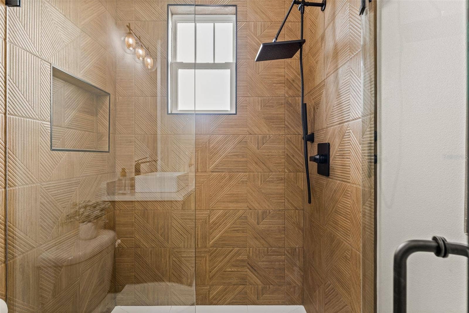 10154 HODSON PLACE, Seminole, FL 33776 downstairs bath walk in shower