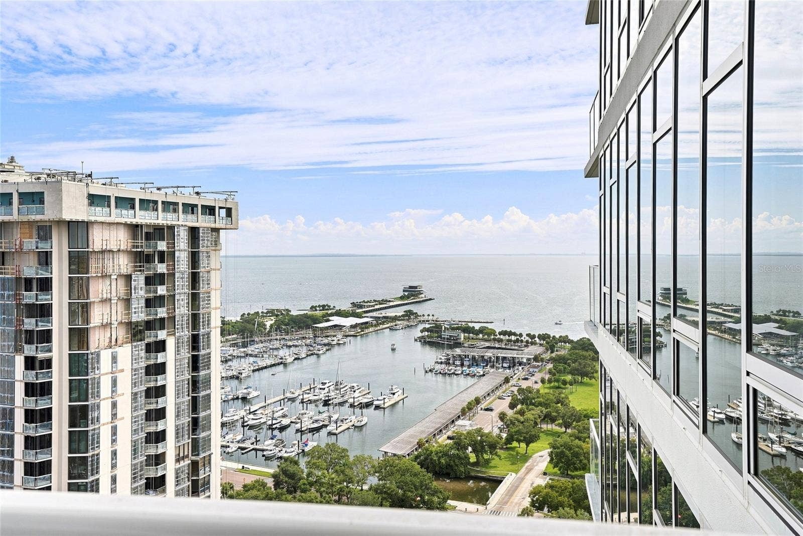 175 1ST STREET S, #2701, St Petersburg, FL 33701 private terrace view