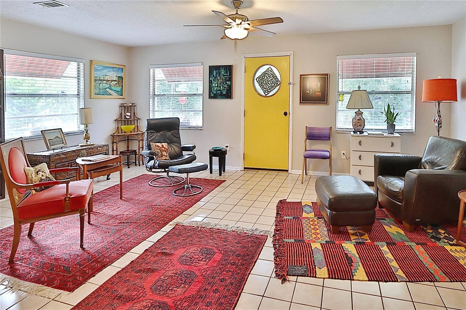 View of front door.