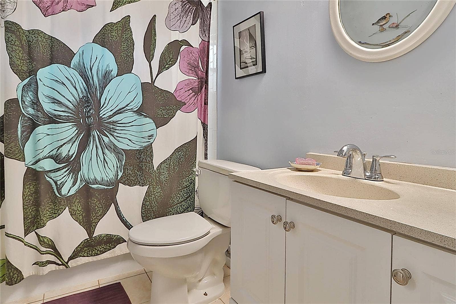 Hall bath.