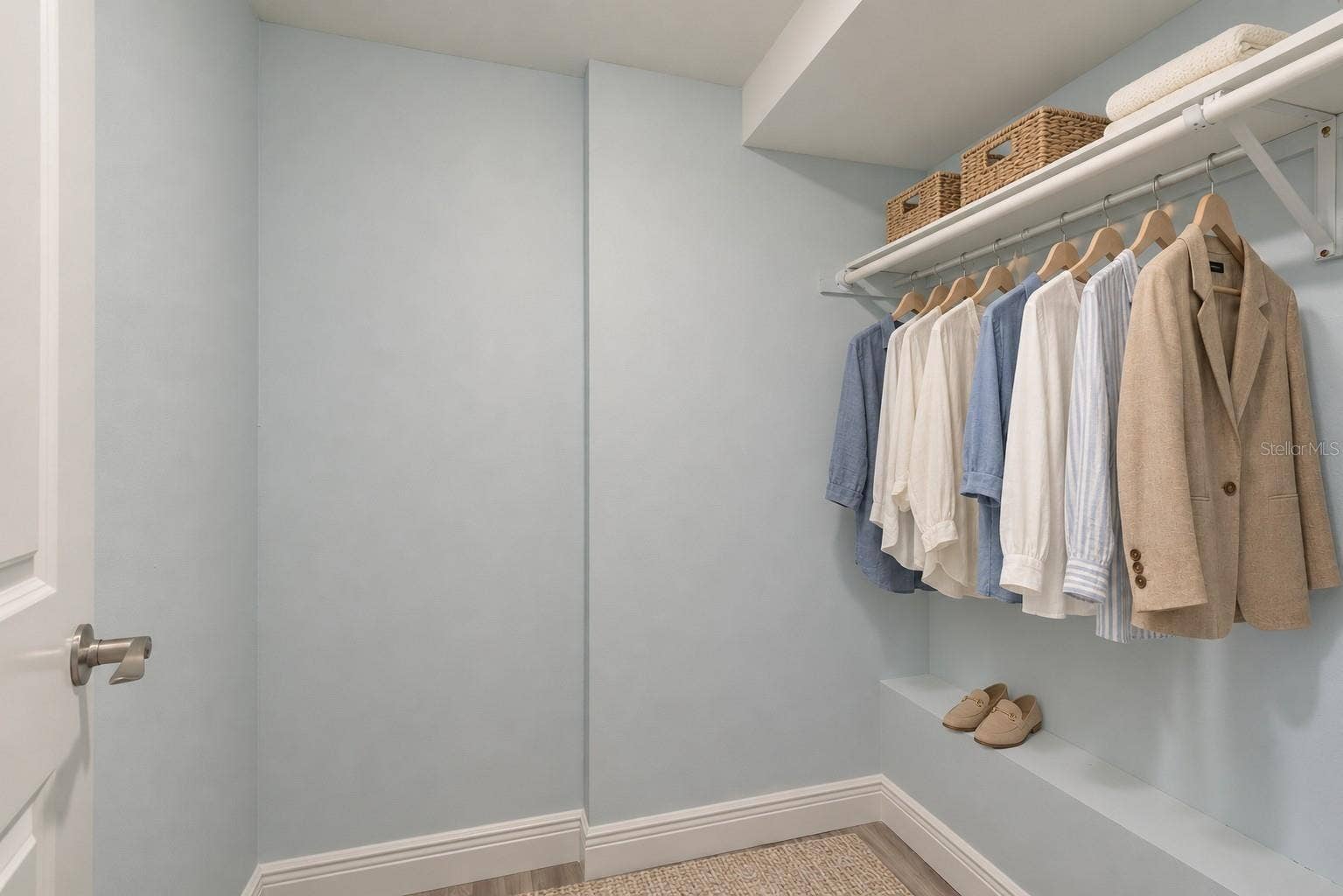 311 ISLAND WAY, #101, Clearwater, FL 33767 Virtually Stage Primary Closet