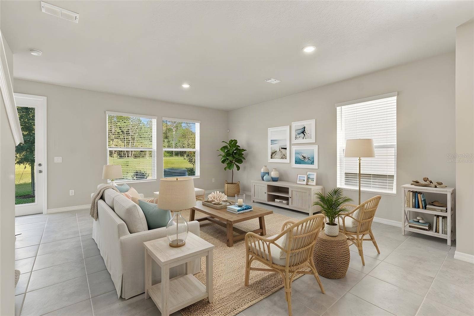 1193 WILD CREST LANE, Daytona Beach, FL 32117 Family Room **Virtually Staged