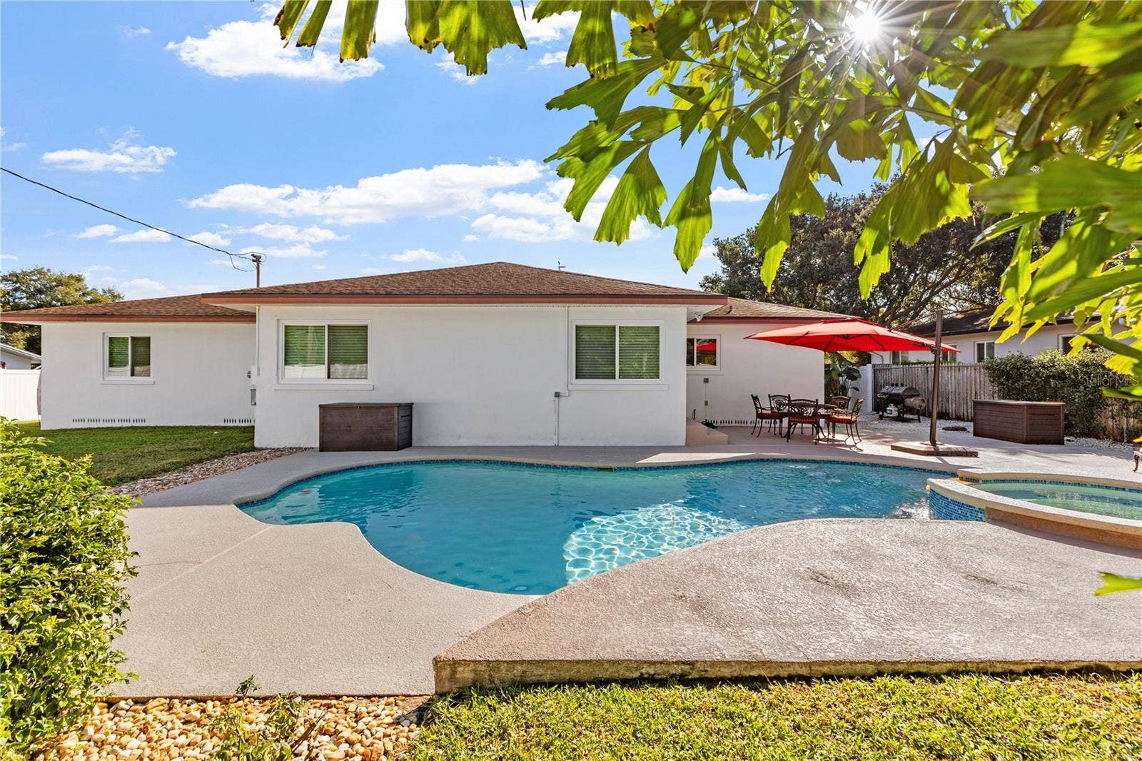 1324 WHITACRE DRIVE, Clearwater, FL 33764 Pool in the backyard