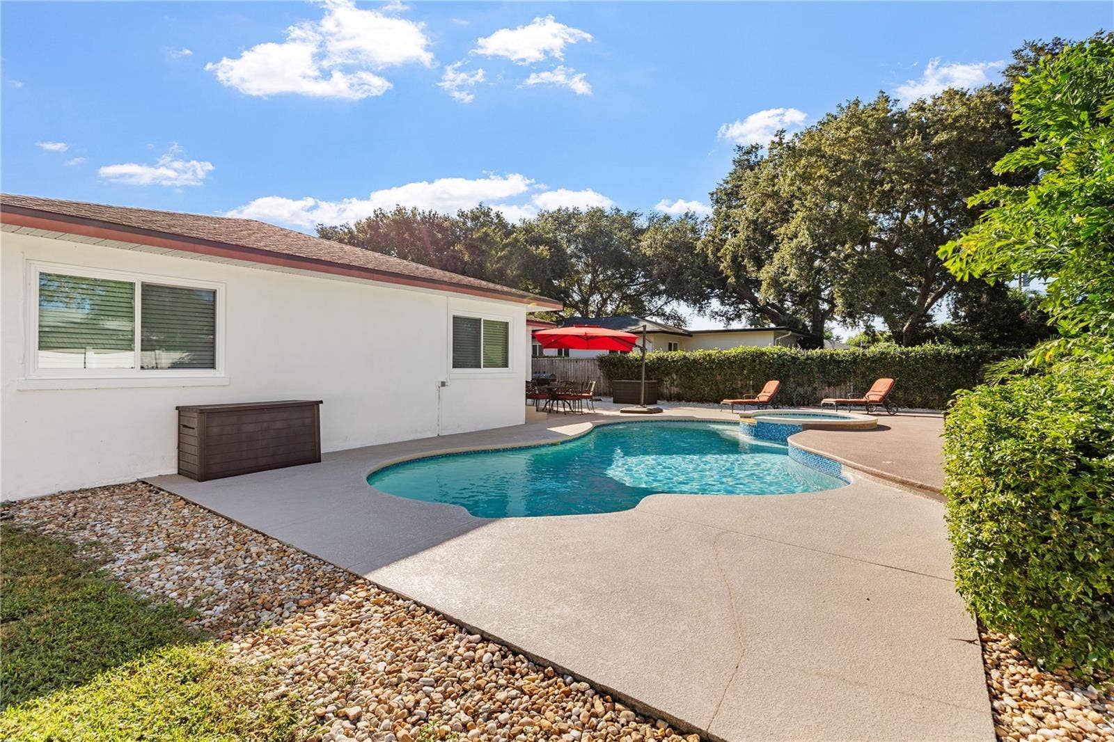 1324 WHITACRE DRIVE, Clearwater, FL 33764 Pool in the backyard