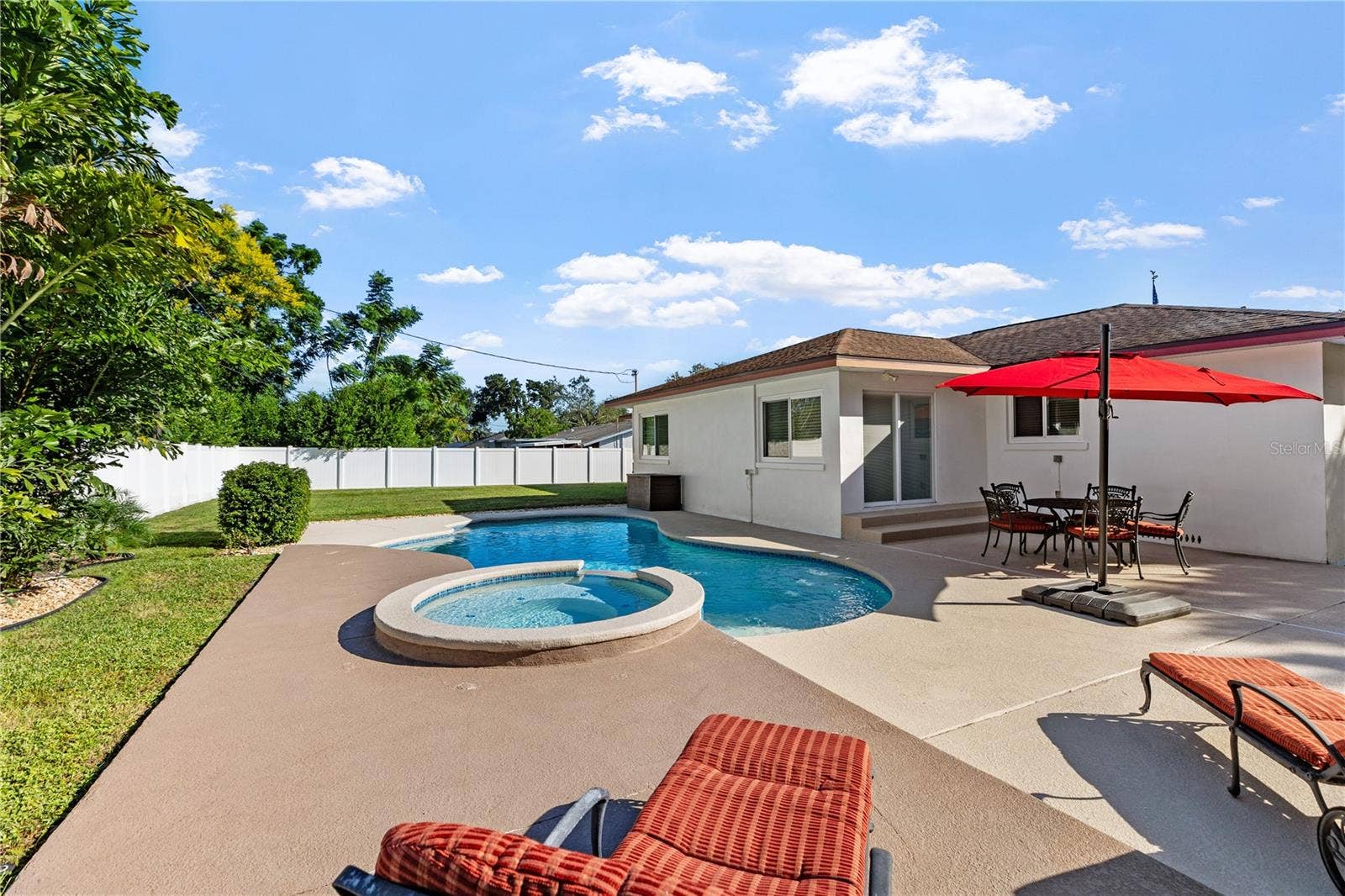 1324 WHITACRE DRIVE, Clearwater, FL 33764 Pool in the backyard