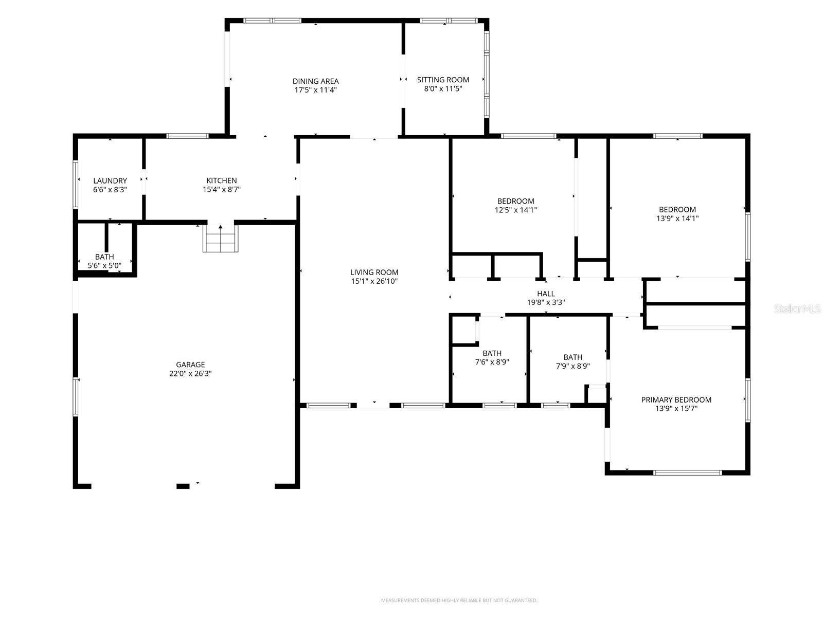 1324 WHITACRE DRIVE, Clearwater, FL 33764 Floor Plan