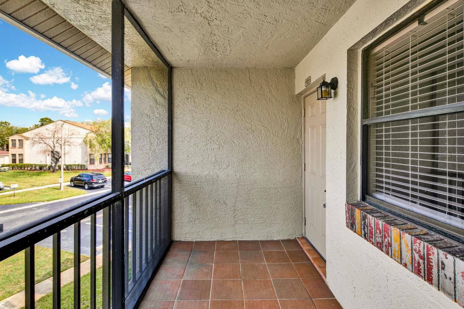 private screened in porch