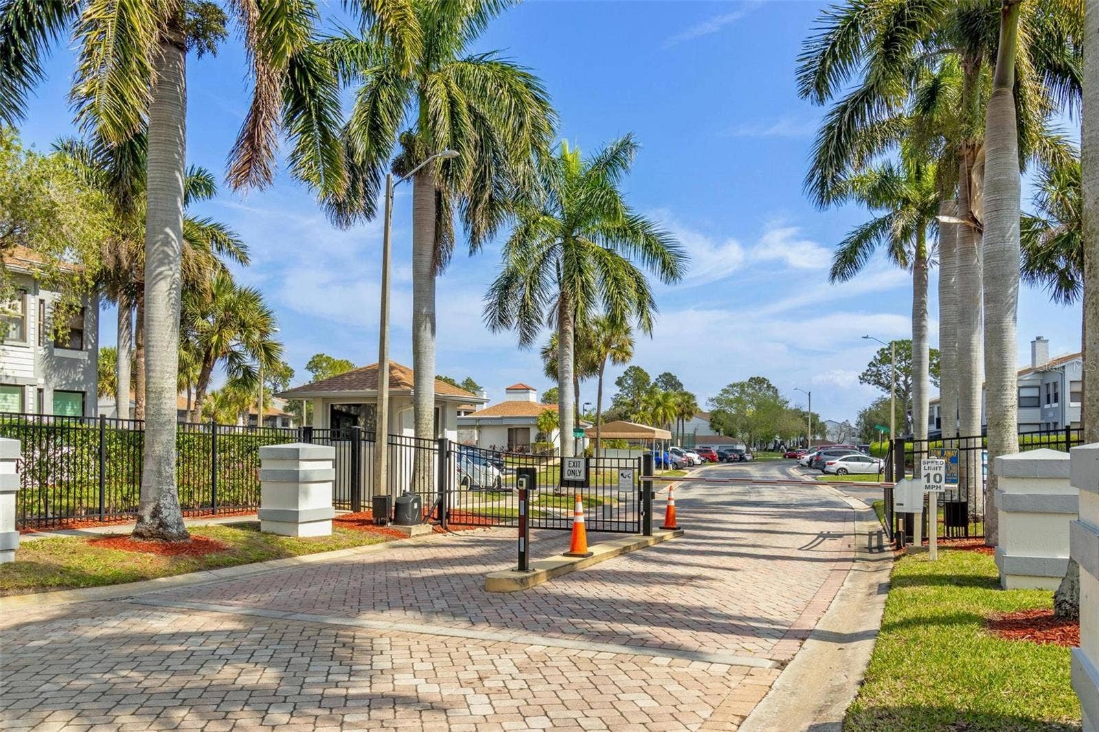 community gated entrance