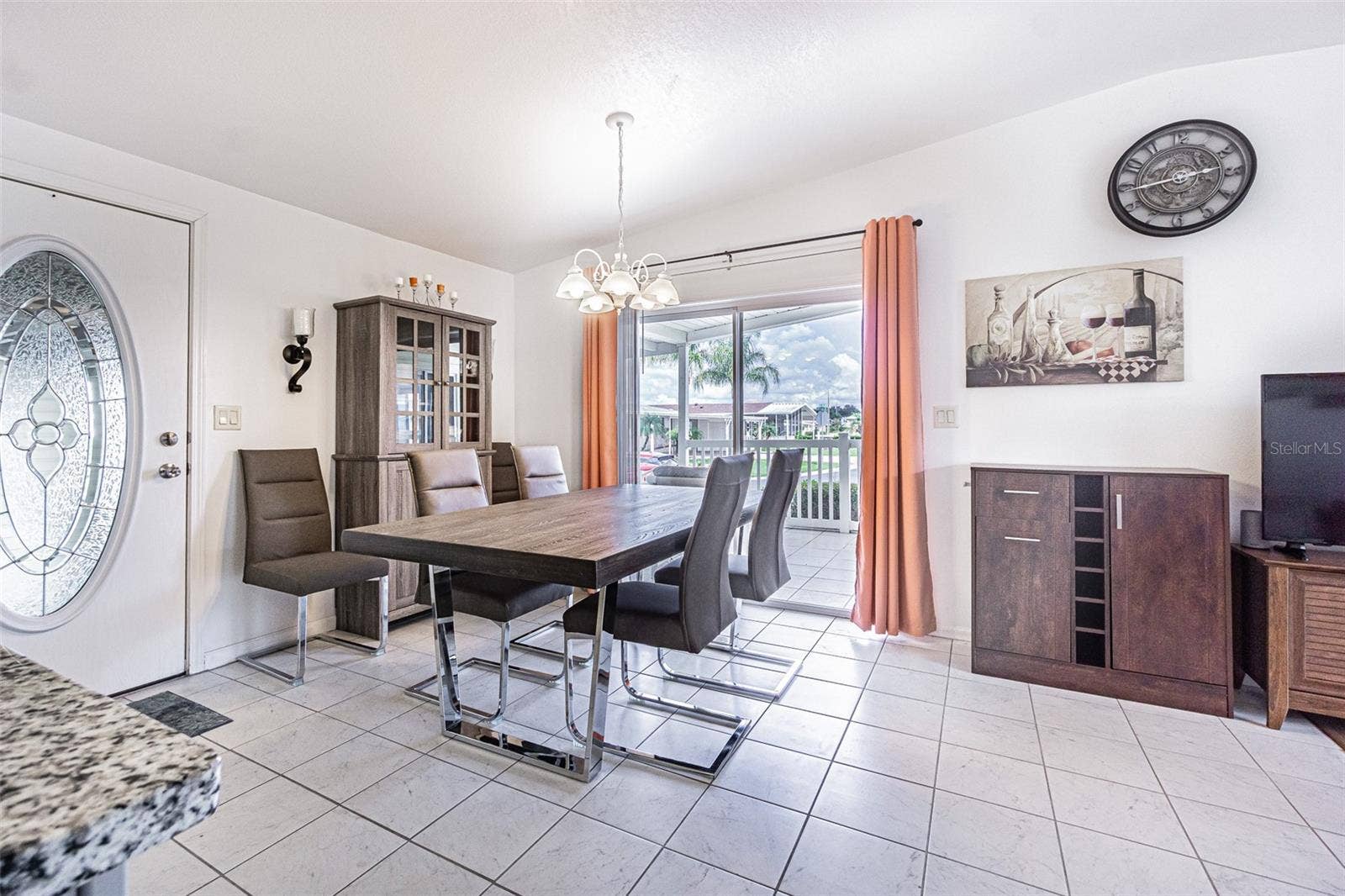37232 NEUKOM AVENUE, Zephyrhills, FL 33541 Sliders to front porch from dining area!