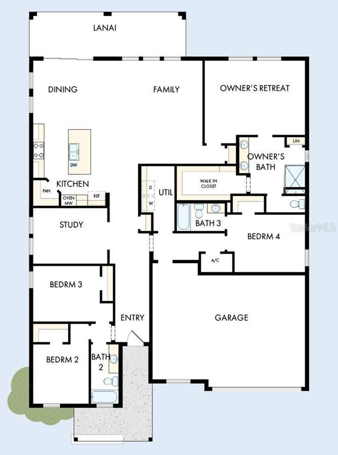 12828 SALTY DOG CROSSING, Palmetto, FL 34221 Floor Plan