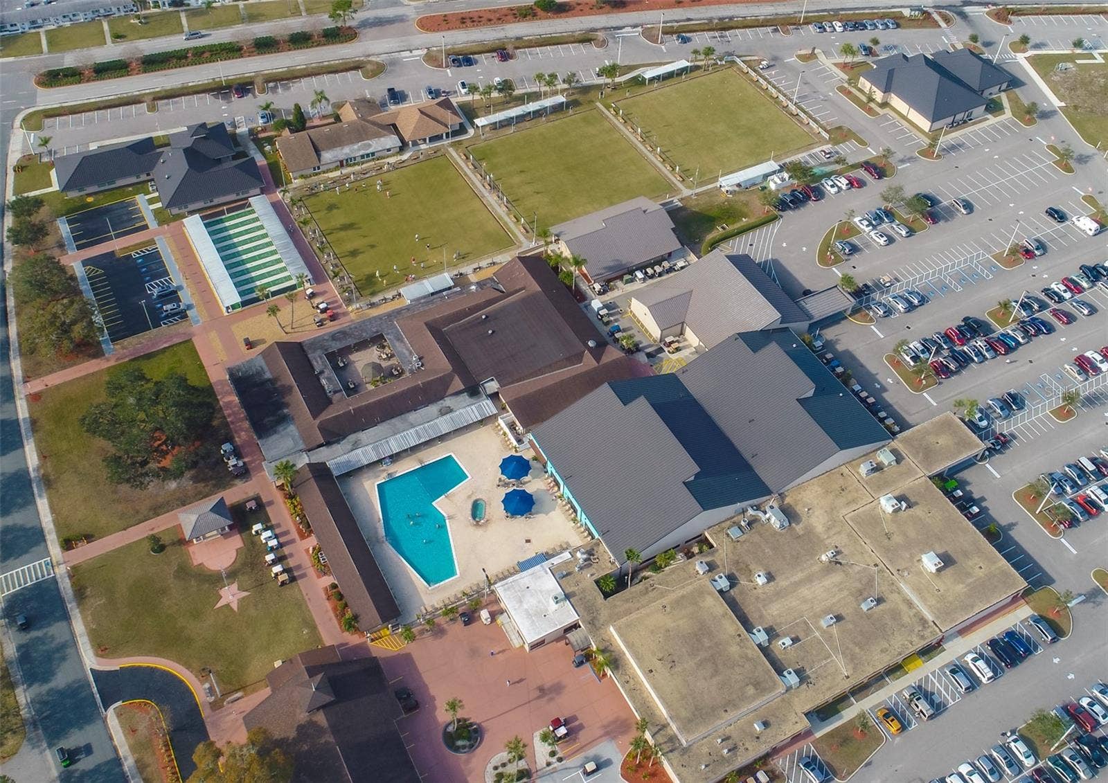211 STONEHAM DRIVE, Sun City Center, FL 33573 Sun City Center Main Campus with pools, lawn bowling and numerous clubs and activities.