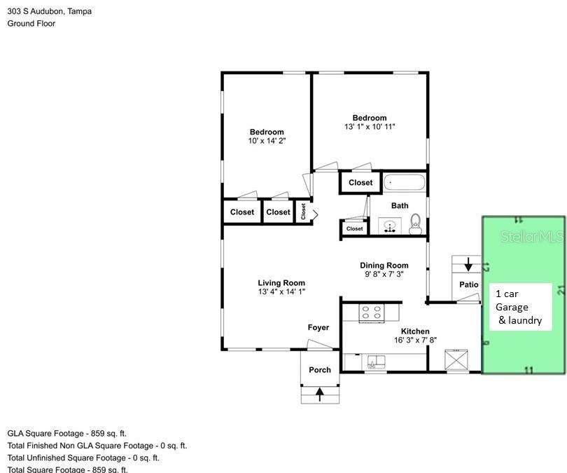 303 S AUDUBON AVENUE, Tampa, FL 33609 303 S AUDUBON AVENUE, Tampa, FL 33609