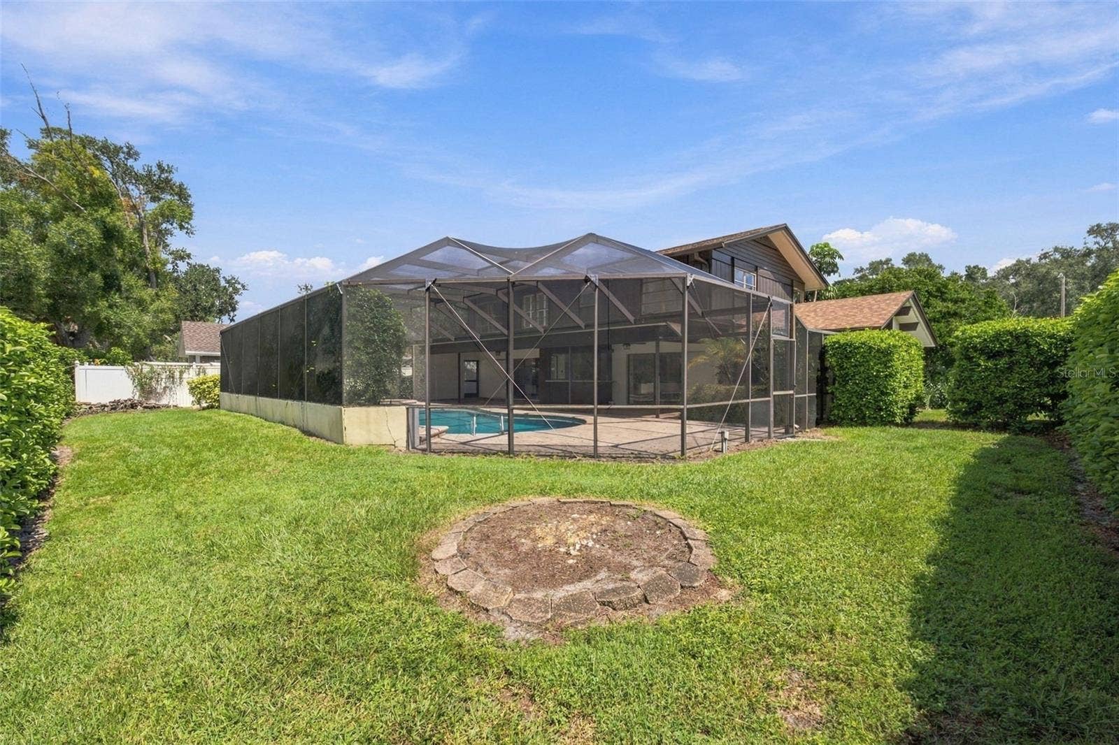 2924 TORREY PINES COURT, Clearwater, FL 33761 Back Yard