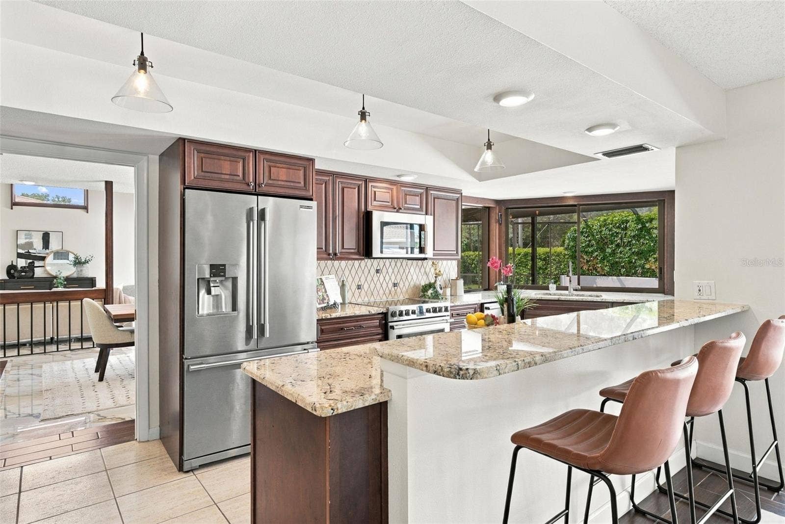 2924 TORREY PINES COURT, Clearwater, FL 33761 Kitchen Gathering Area