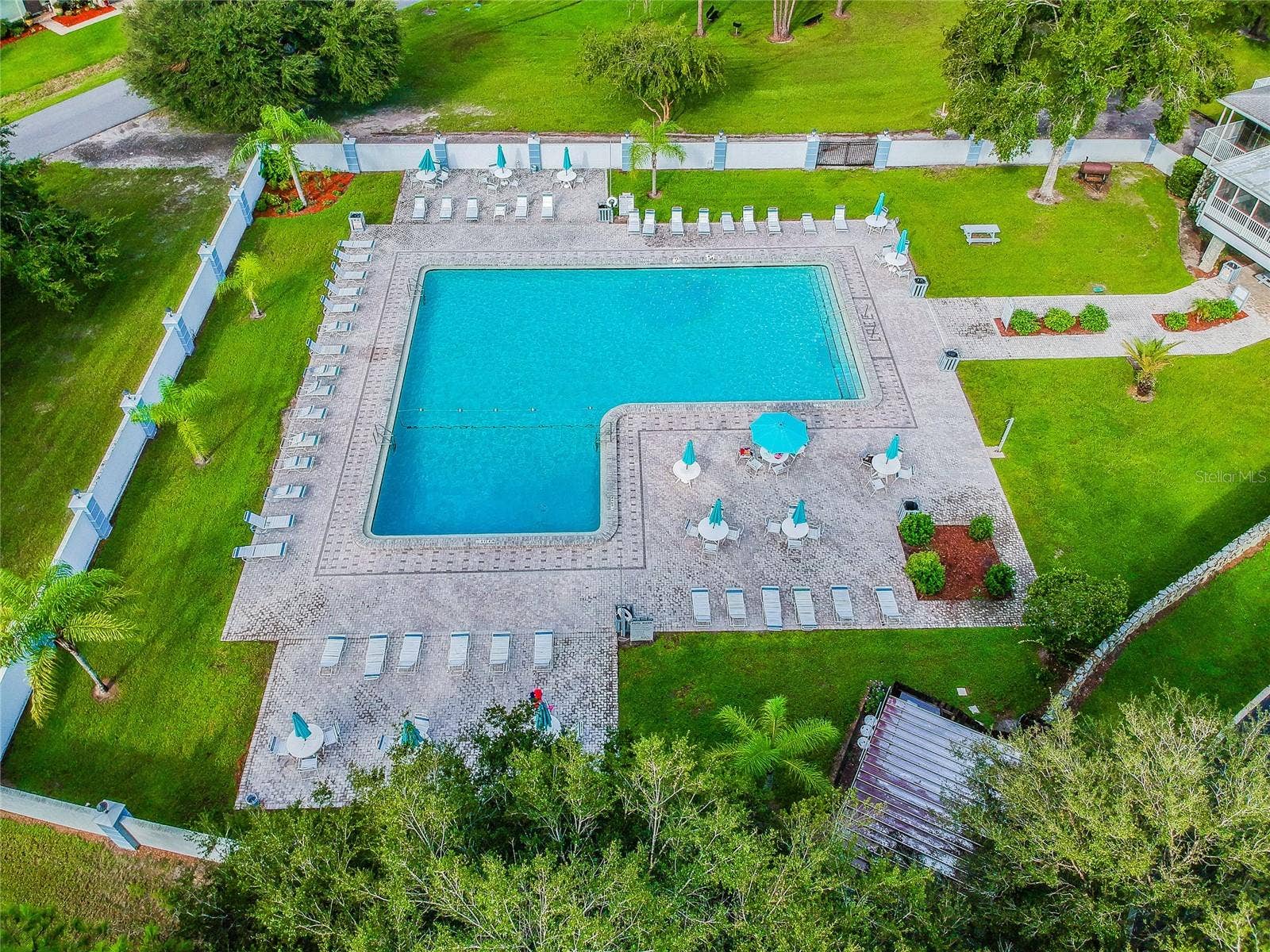 23227 CLUB VILLAS DRIVE, #38, Land O Lakes, FL 34639 Pool Side