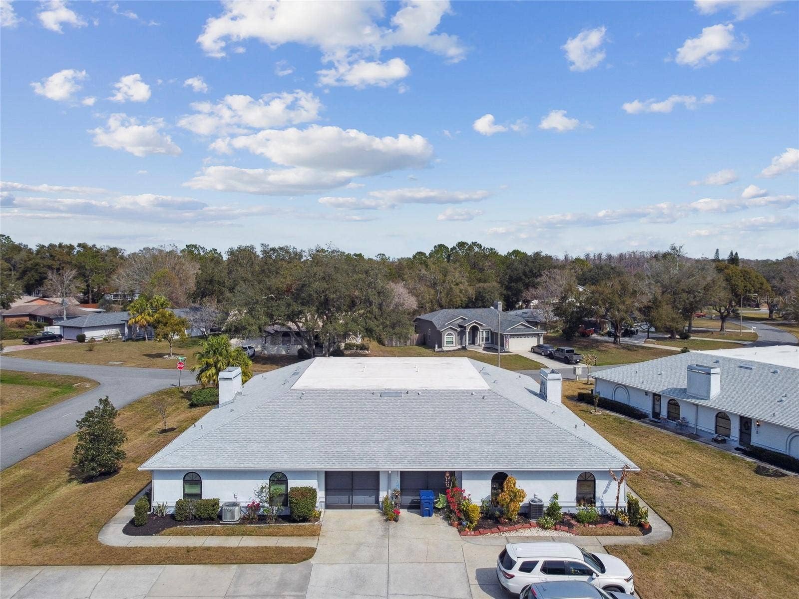 23227 CLUB VILLAS DRIVE, #38, Land O Lakes, FL 34639 Garage Entrance and Parking