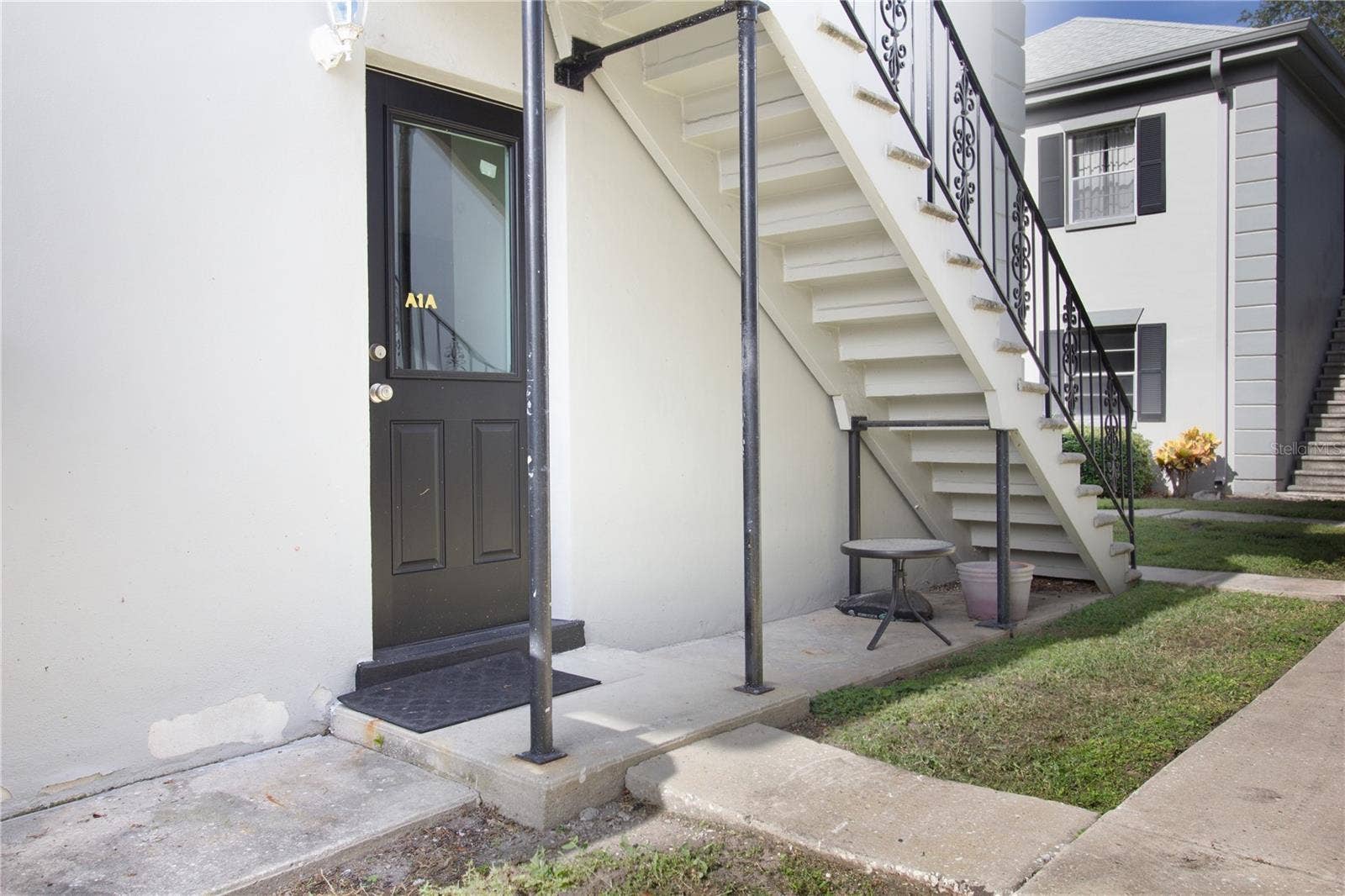 Back private entrance
