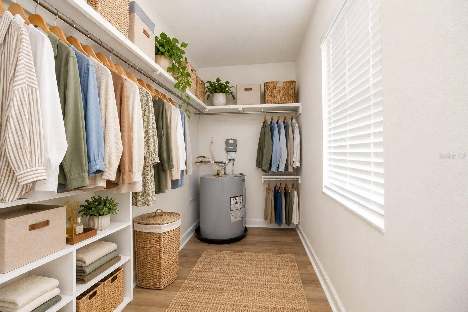 Virtualy Staged - walk in closet