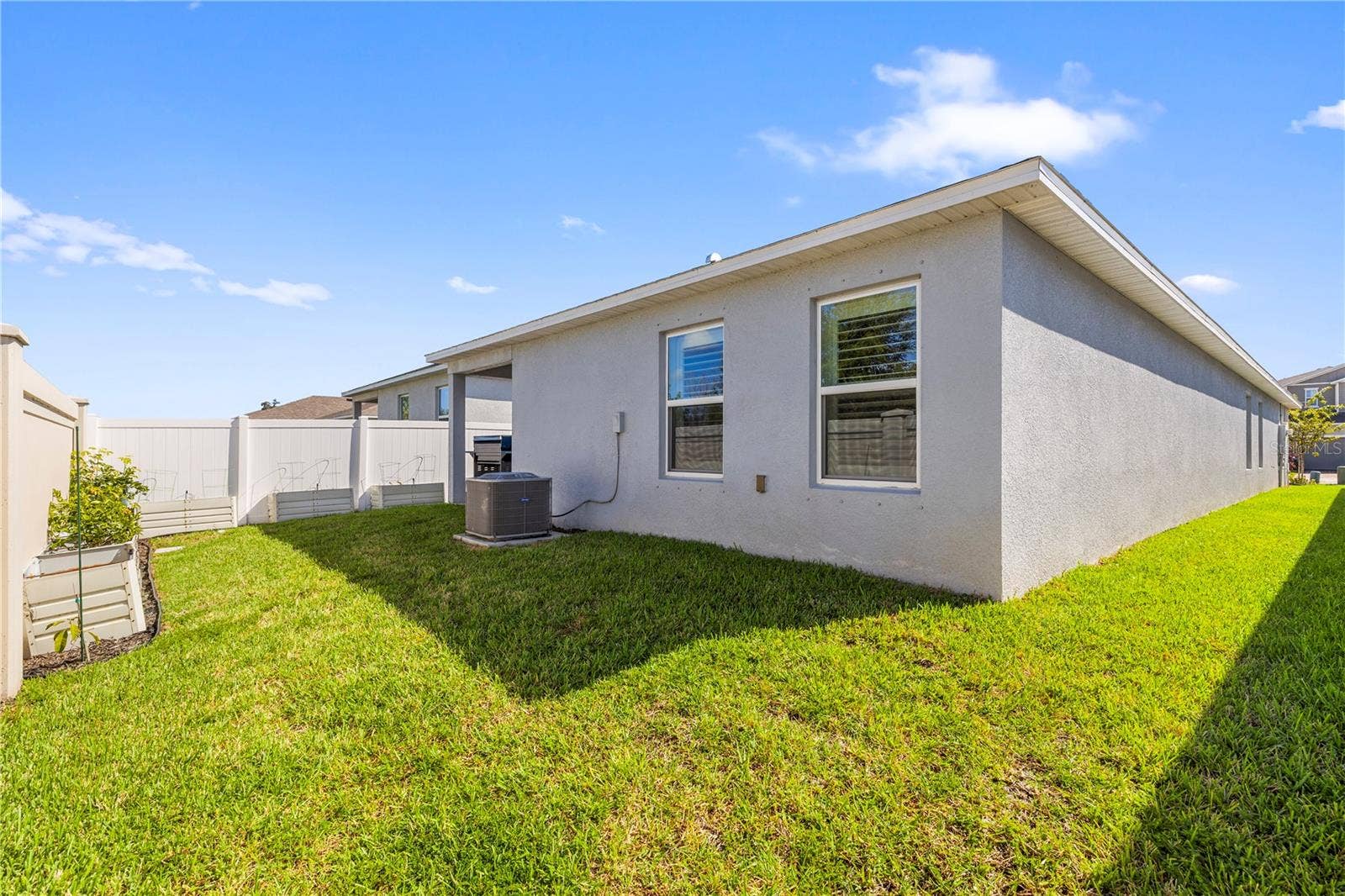 2604 89TH STREET CIRCLE E, Palmetto, FL 34221 Back Yard (Partially Fenced)