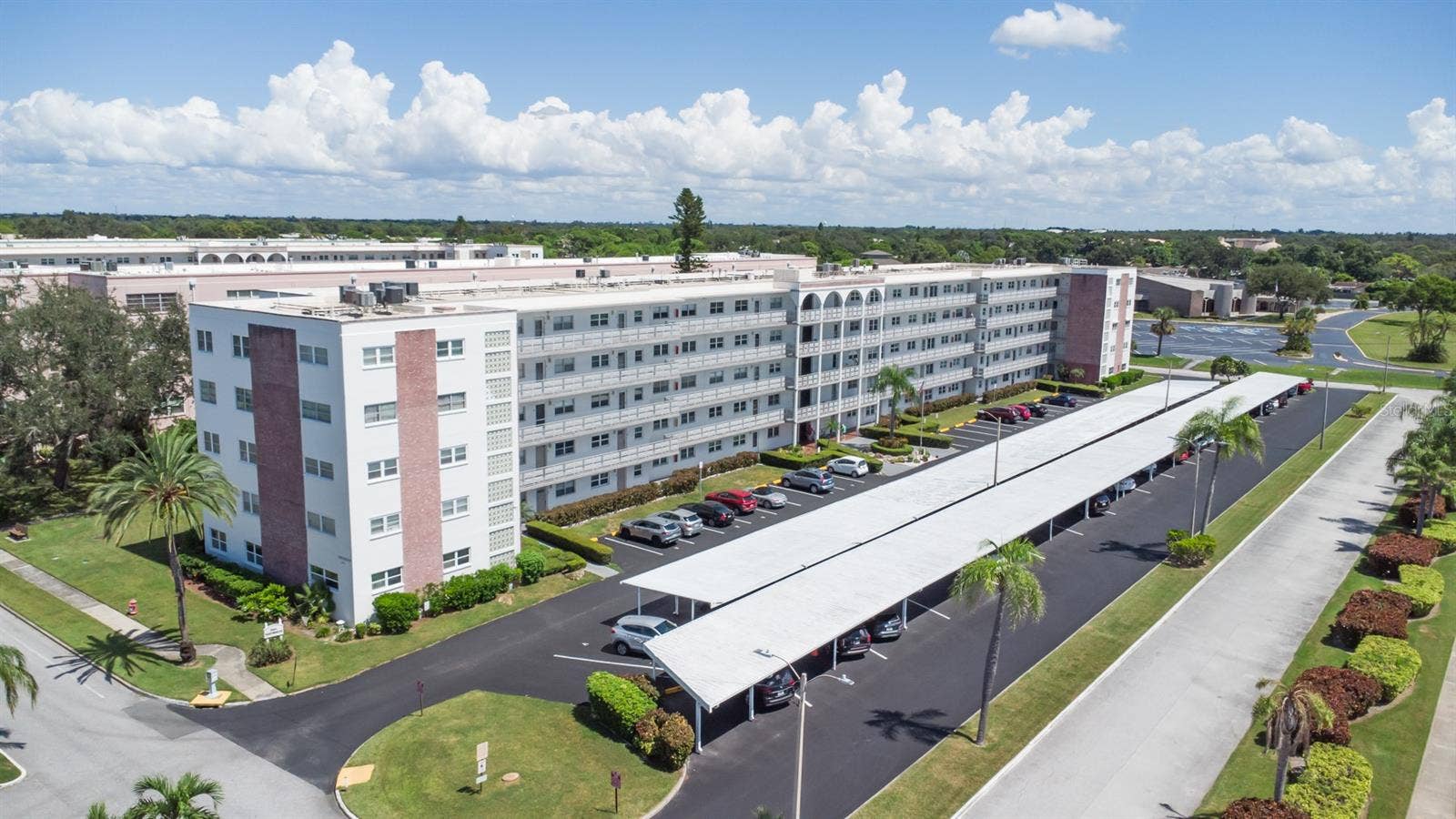 5501 80TH STREET N, #303, St Petersburg, FL 33709 Aerial #2 of Bldg & Carports