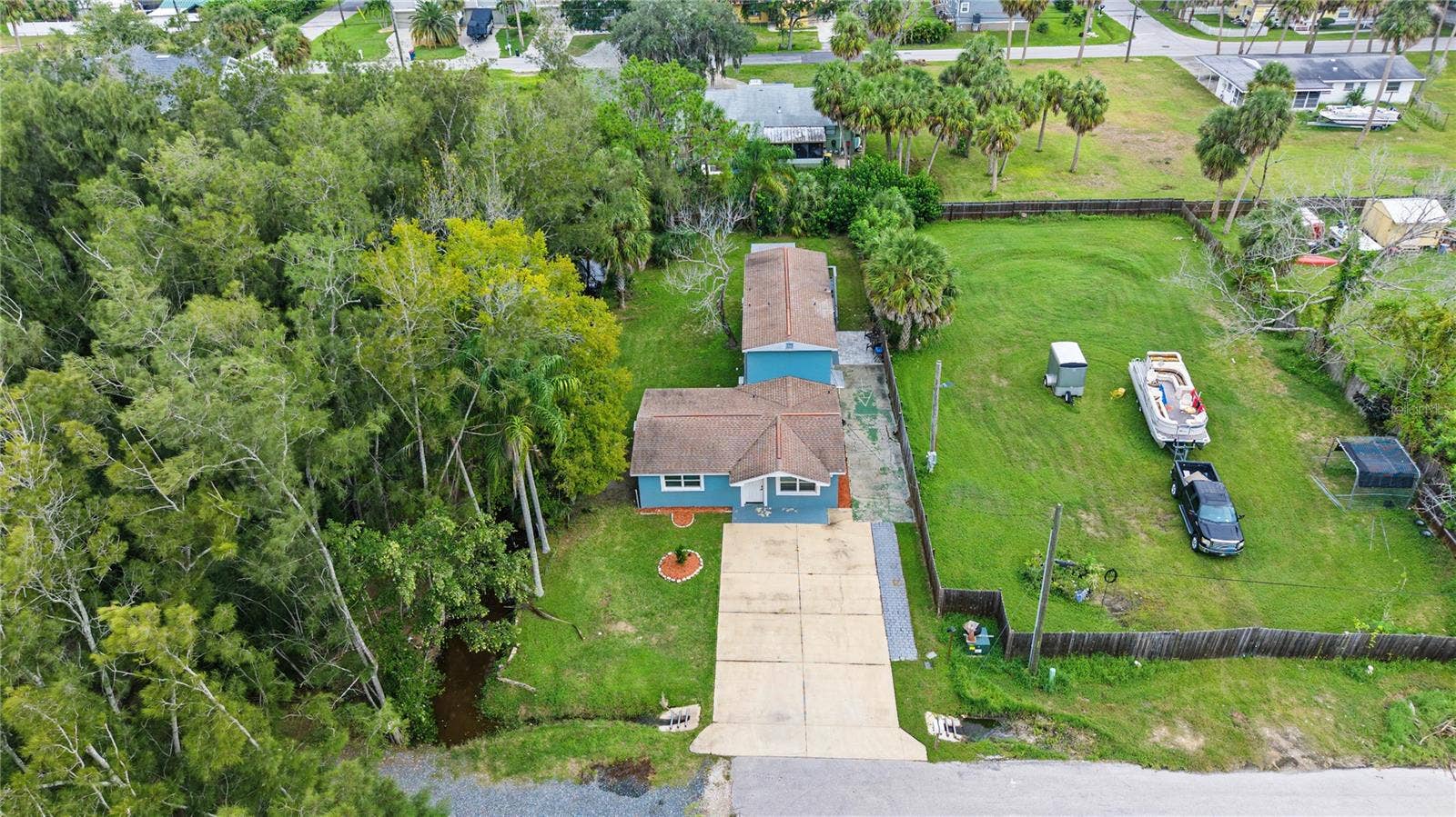 Ariel View of Property - 5117 Mallett Drive