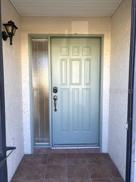 2102 HARRINGAY STREET, #449, Sun City Center, FL 33573 Front entrance is covered and screened.