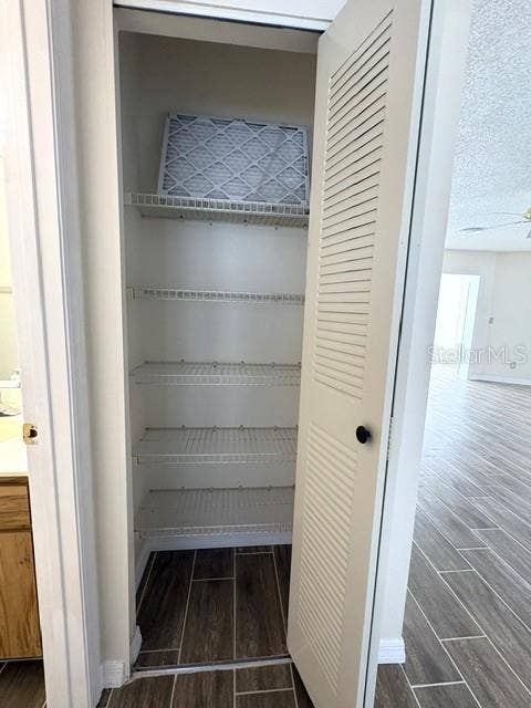 2102 HARRINGAY STREET, #449, Sun City Center, FL 33573 Linen closet, convenient to guest bath and second bedroom.