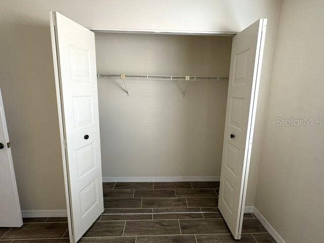 2102 HARRINGAY STREET, #449, Sun City Center, FL 33573 Reach in closet in the second bedroom.