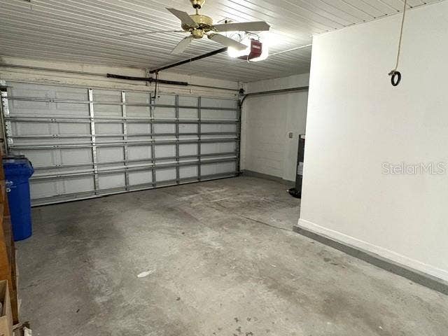 2102 HARRINGAY STREET, #449, Sun City Center, FL 33573 Garage with room for one car and a golf cart.