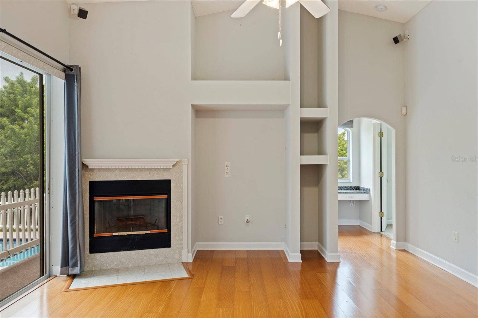 Wood Burning Fireplace