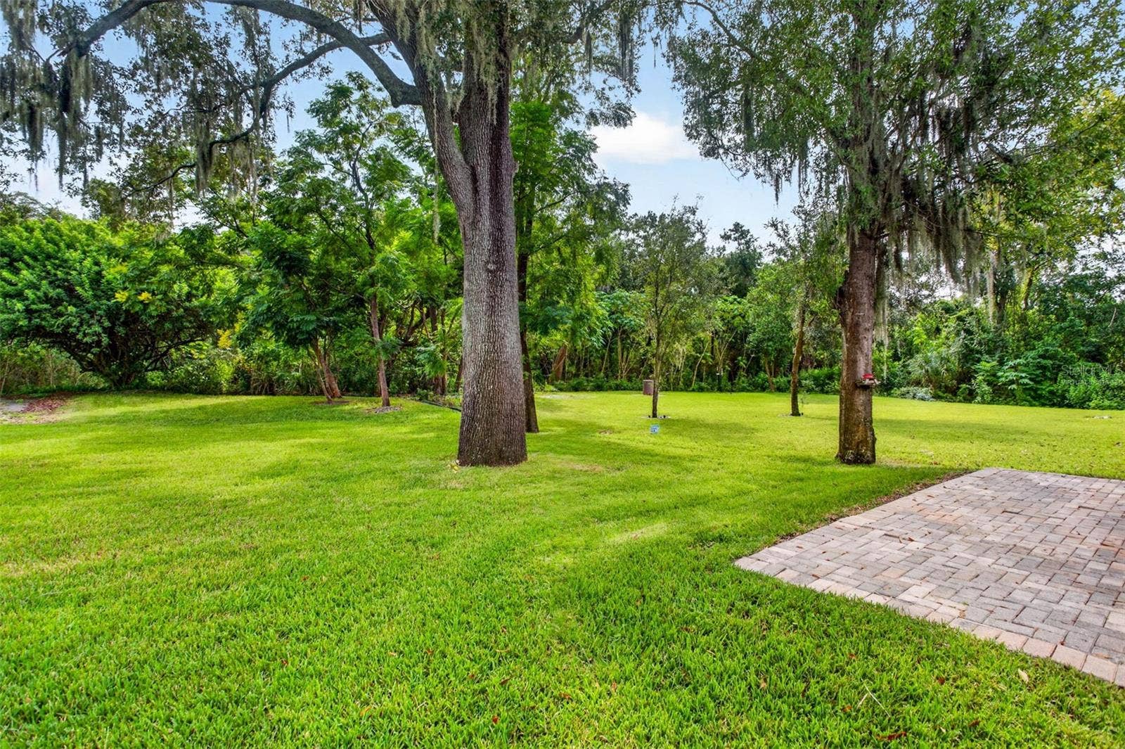 14619 ROCKY BROOK DRIVE, Tampa, FL 33625 virtually staged - extended patio and backyard
