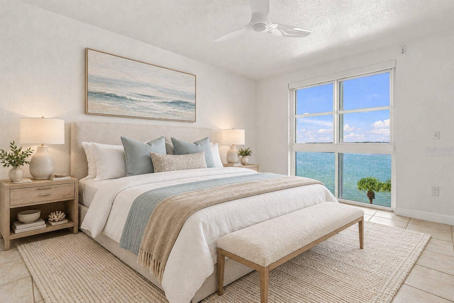 4993 BACOPA LANE S, #304, St Petersburg, FL 33715 Primary bedroom virtually staged