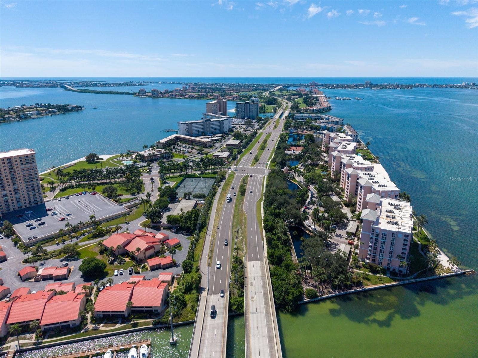 4993 BACOPA LANE S, #304, St Petersburg, FL 33715 Aerial View of Pinellas Bayway