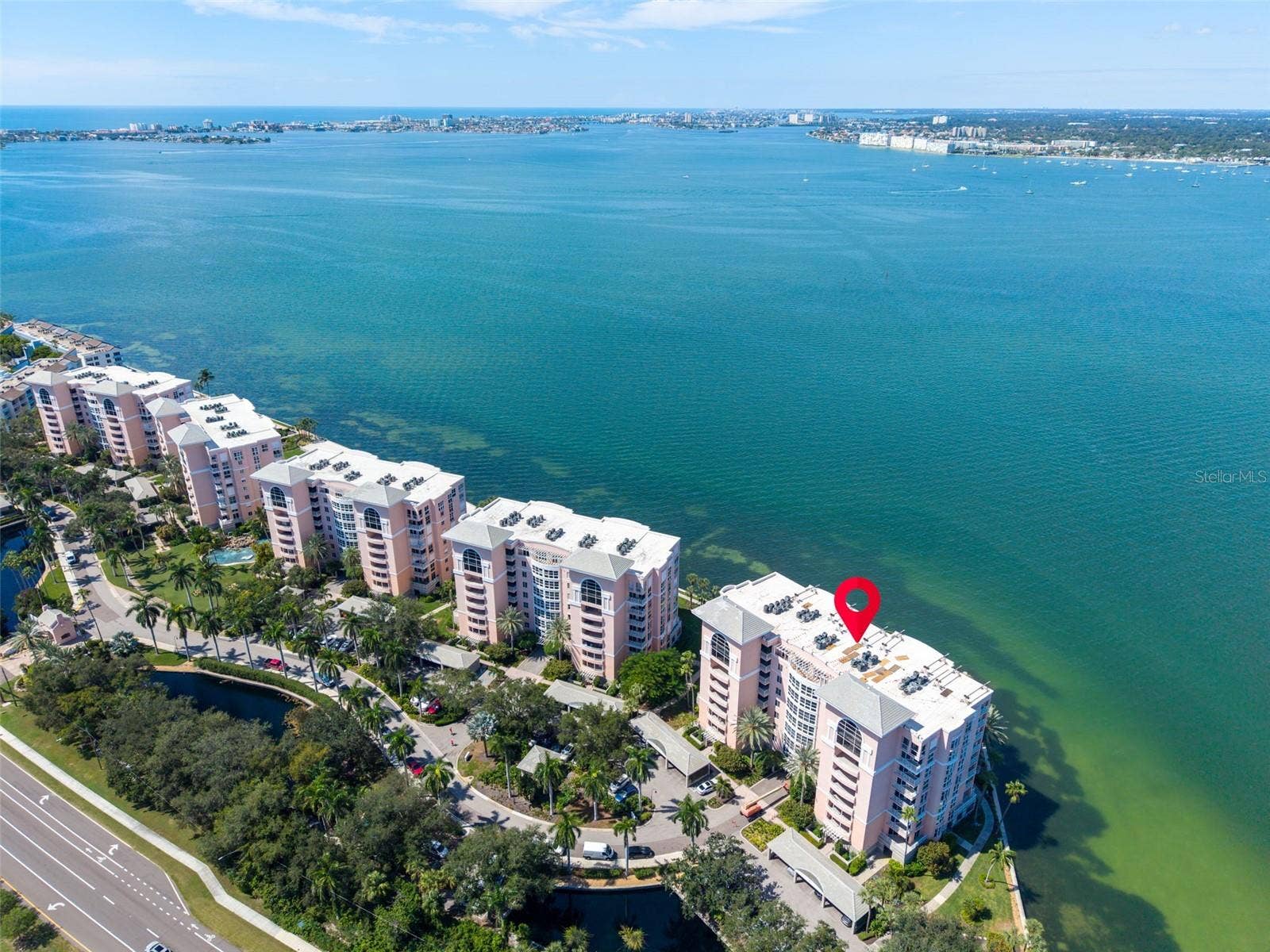 4993 BACOPA LANE S, #304, St Petersburg, FL 33715 Aerial View last building on the right